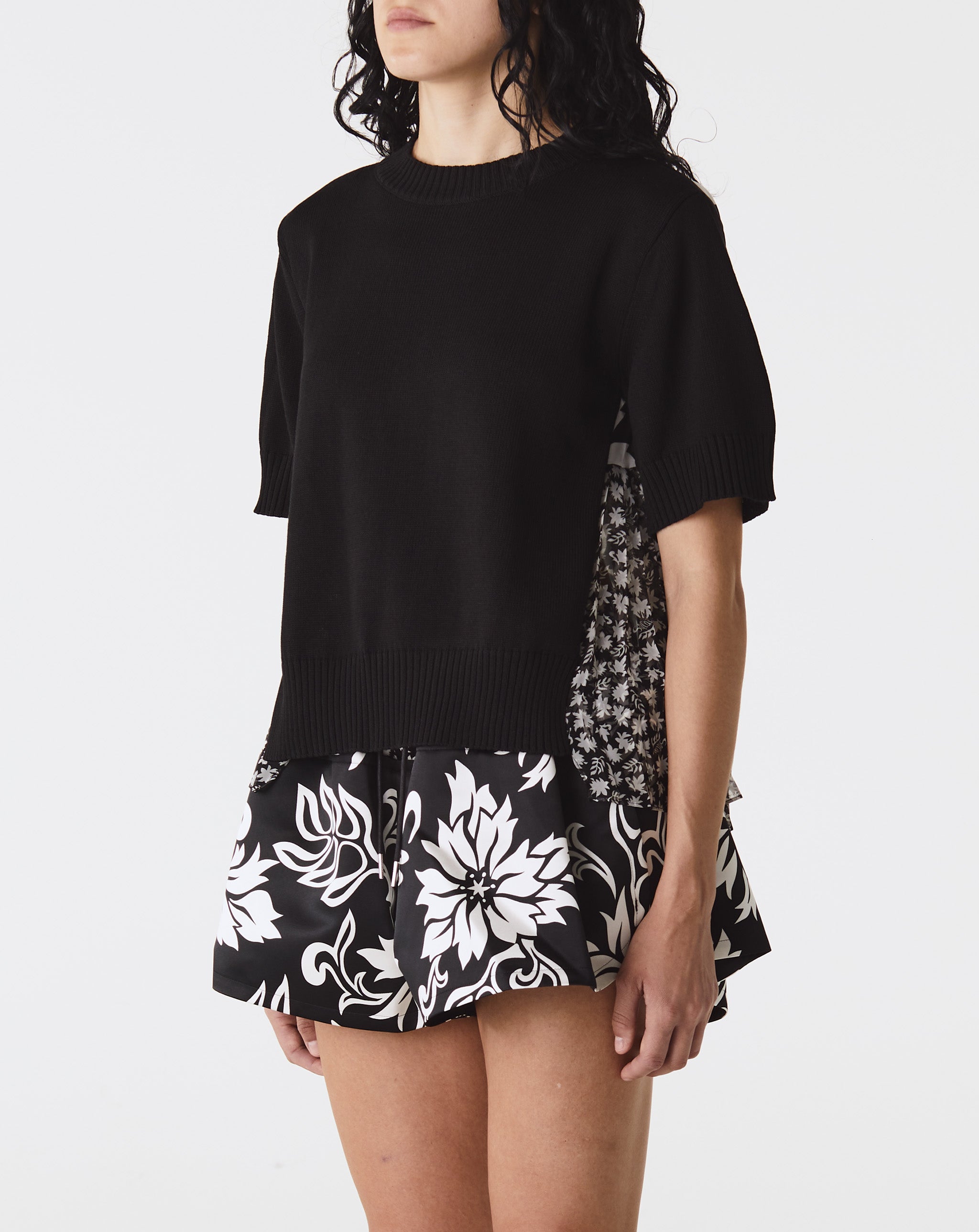 Floral Print Pullover