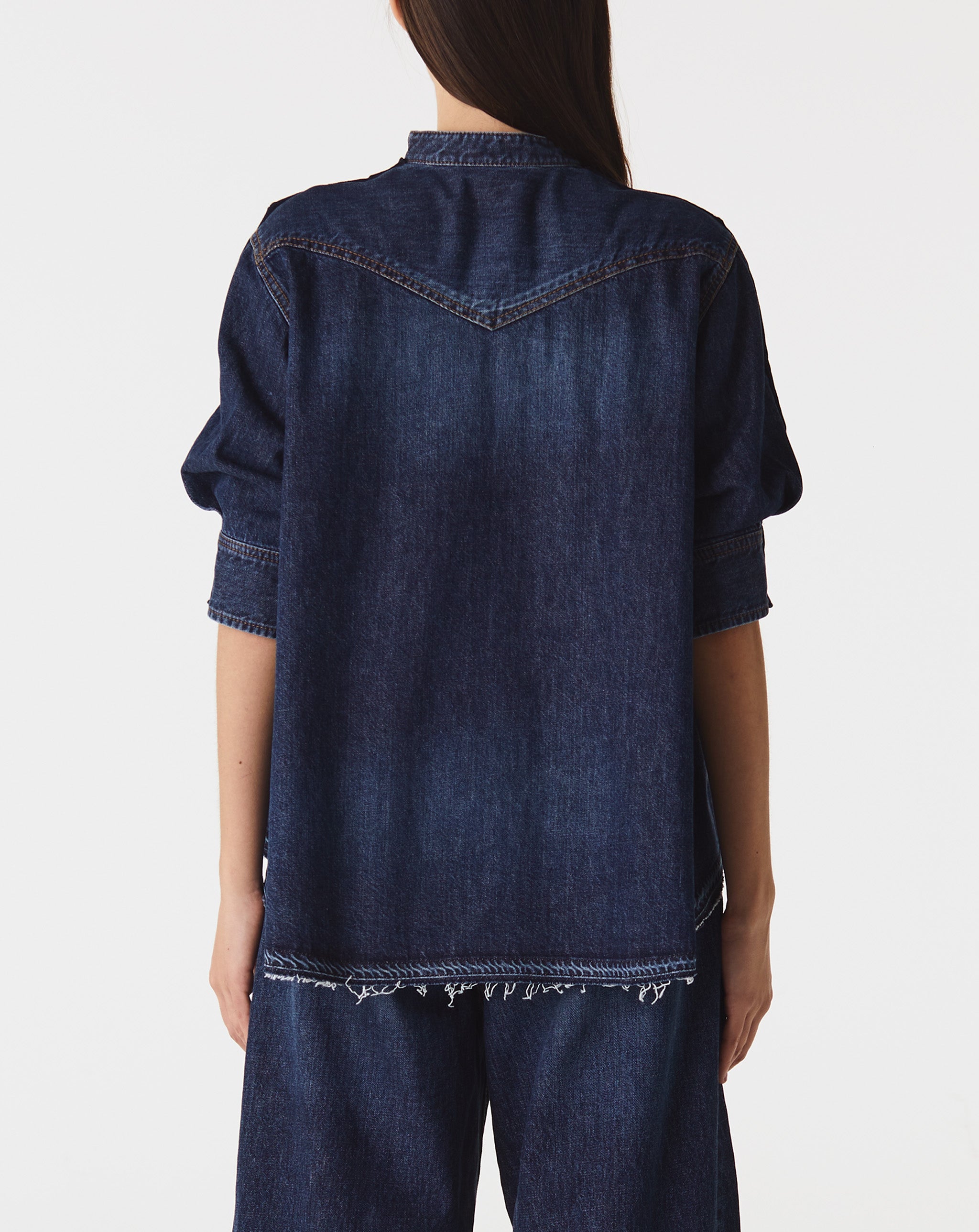 Denim Knit Pullover