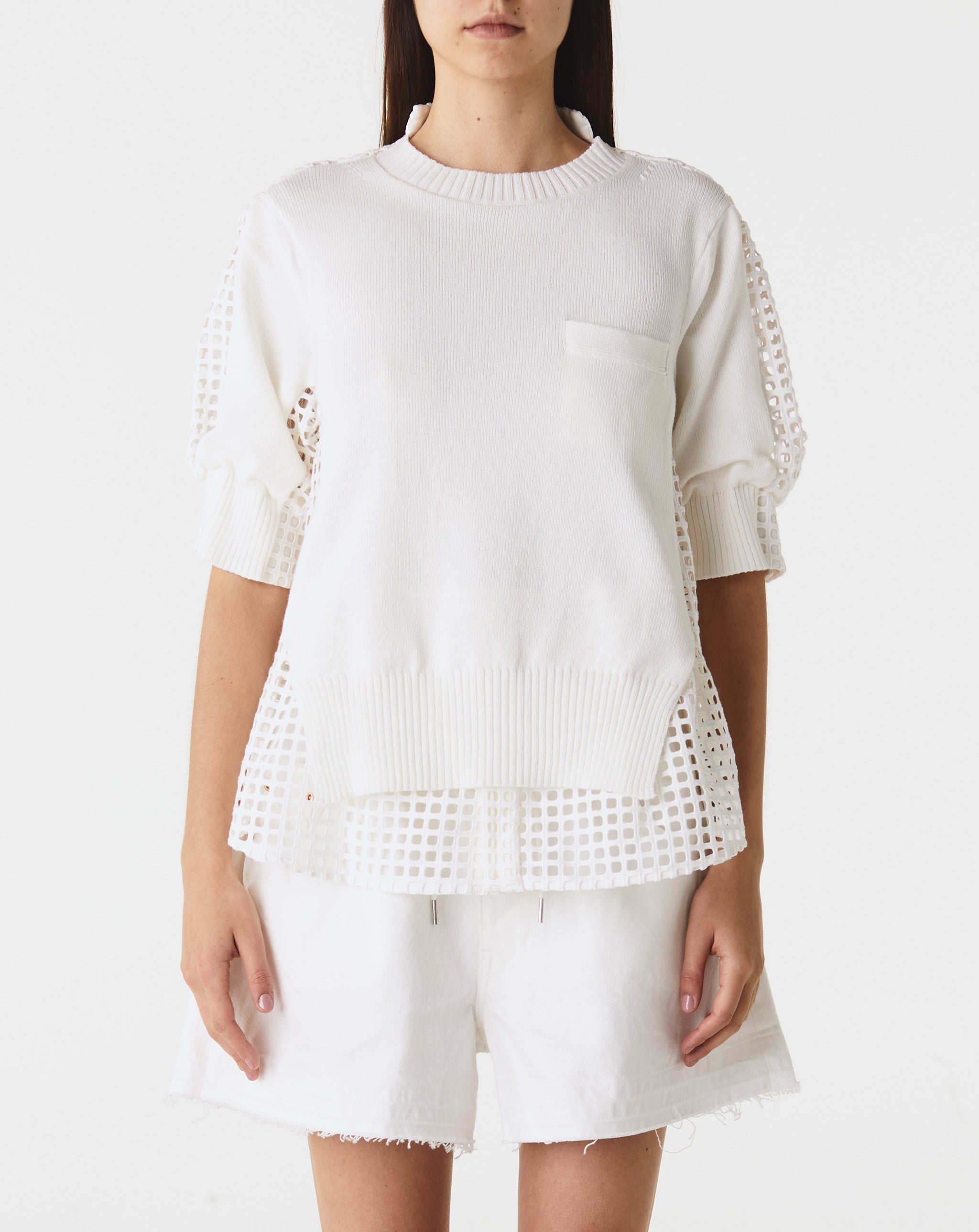 Emb Lace Pullover