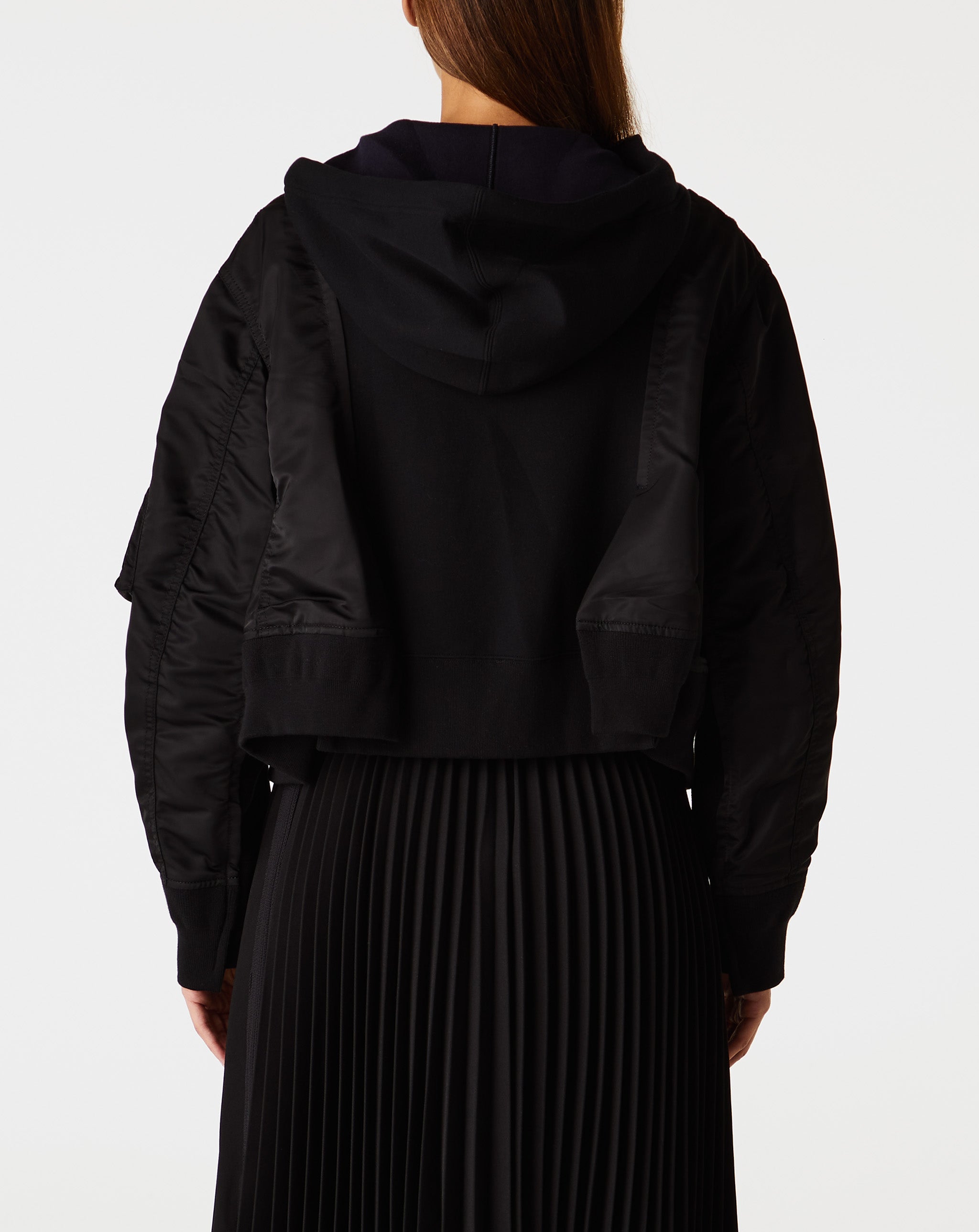 Nylon Twill X Sponge Sweat Hoodie