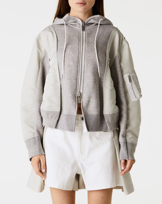 Nylon Twill X Sponge Sweat Hoodie