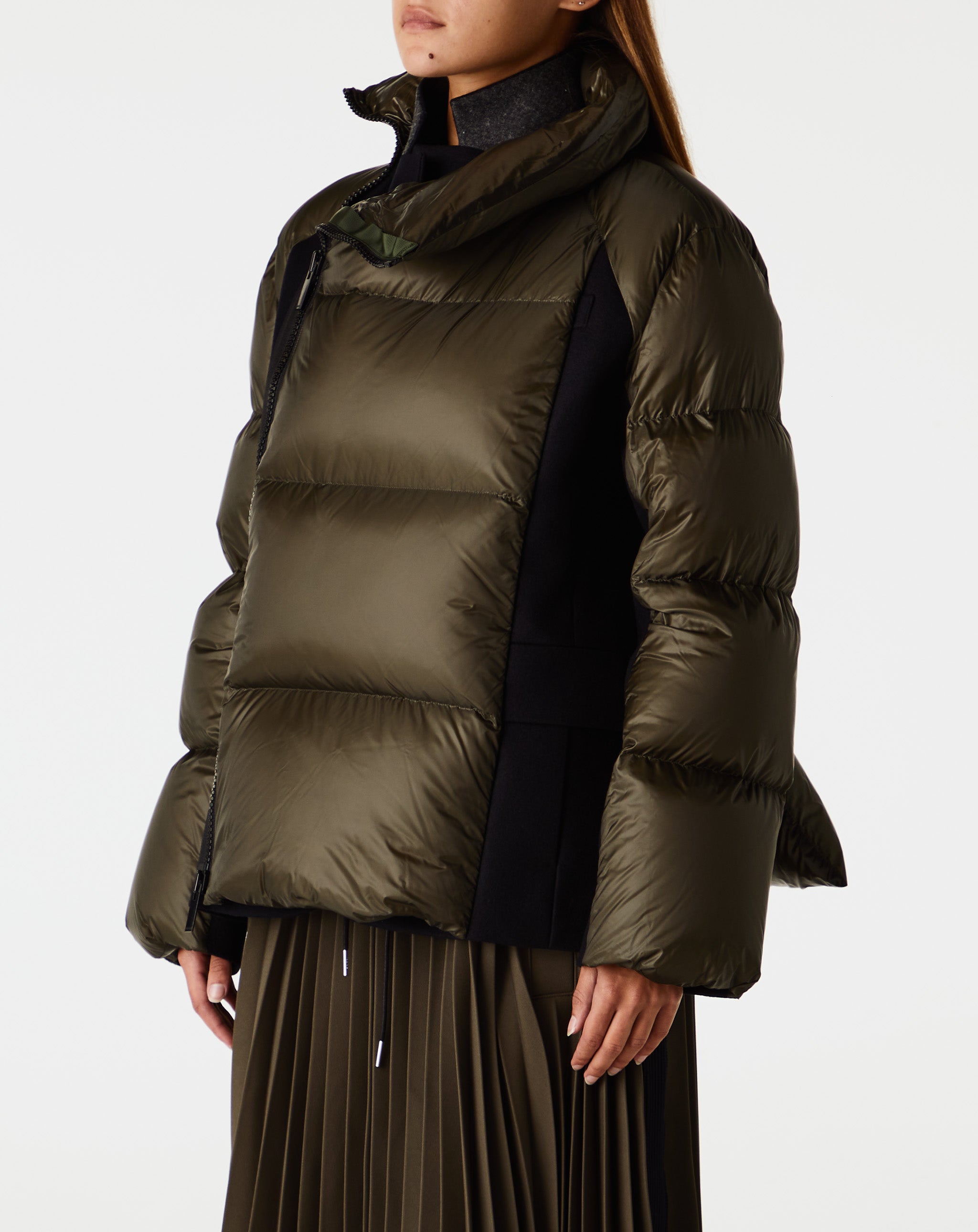 Wool Melton X Padded Jacket