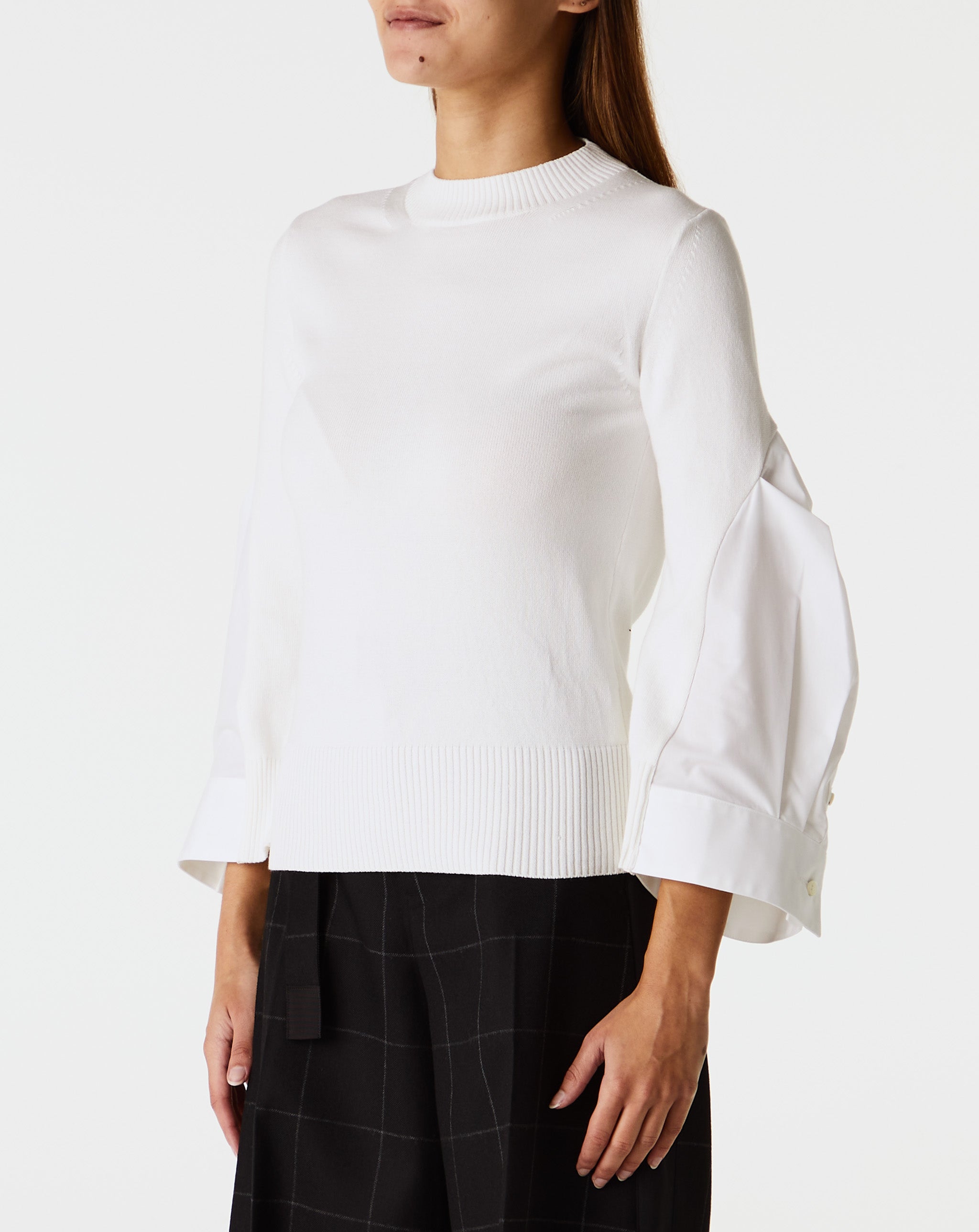 Poplin Knit Pullover