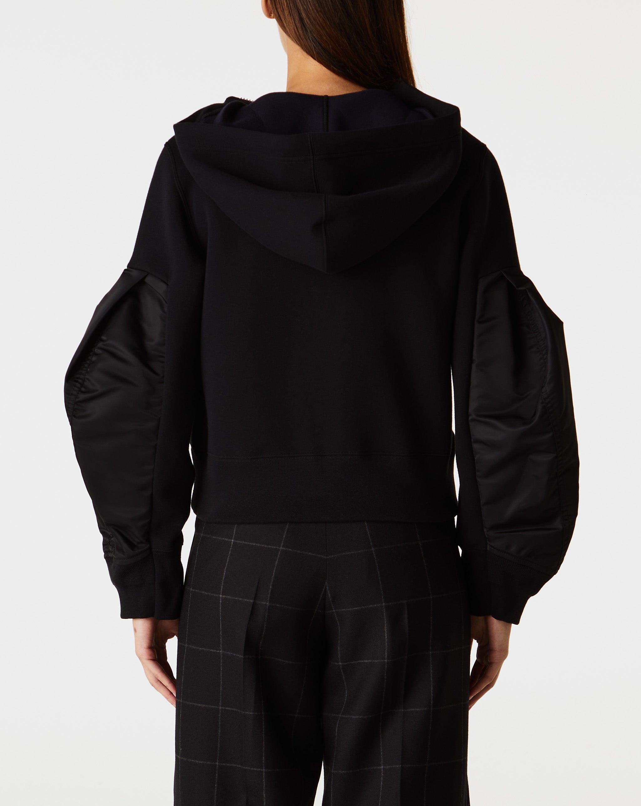 Nylon Twill Sponge Sweat Hoodie