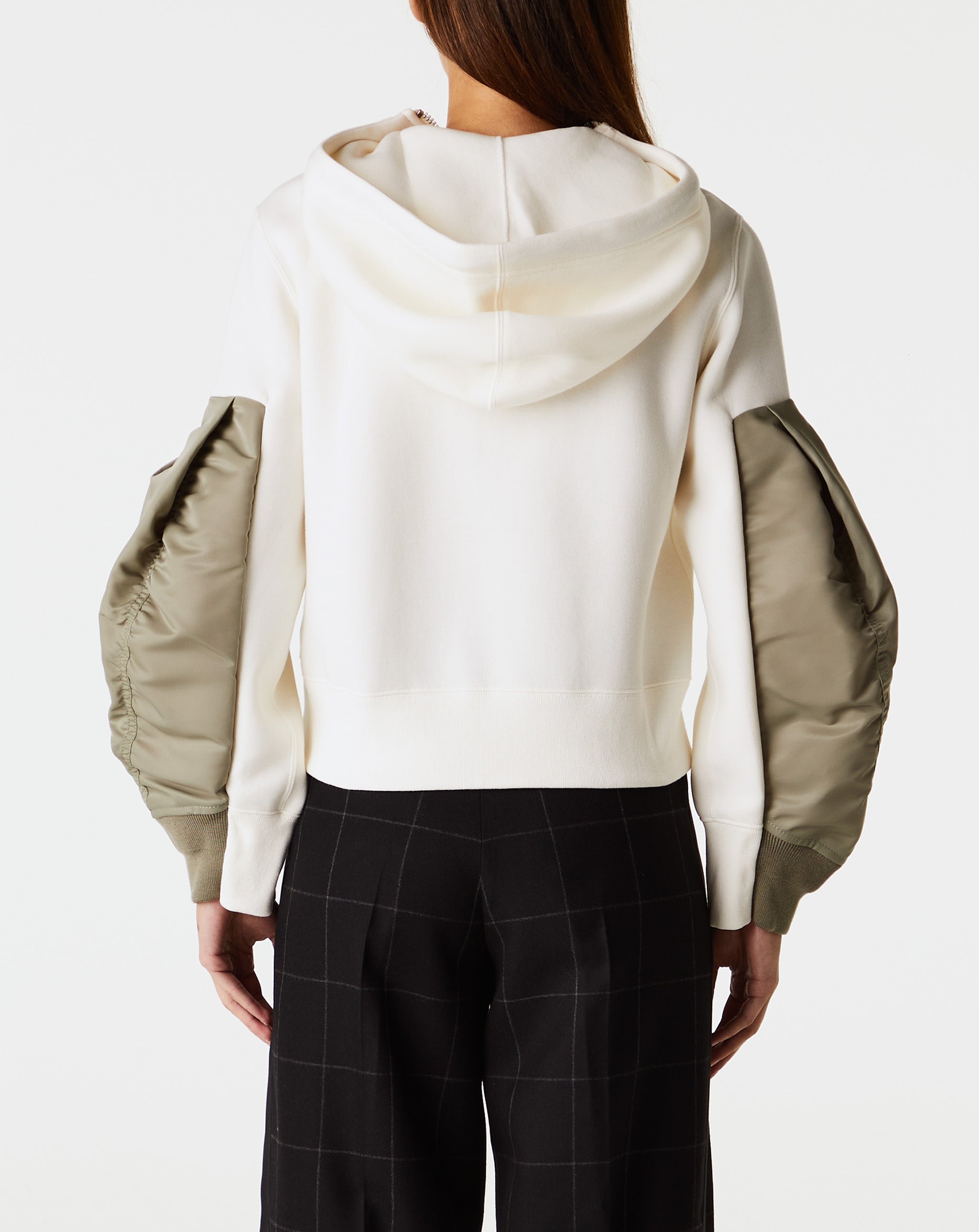 Nylon Twill Sponge Sweat Hoodie