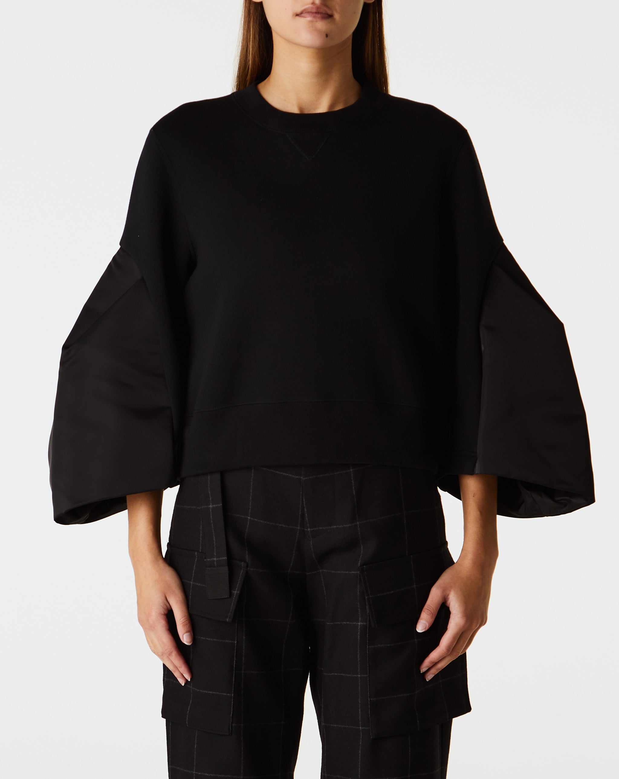Nylon Twill Sponge Sweat Pullover