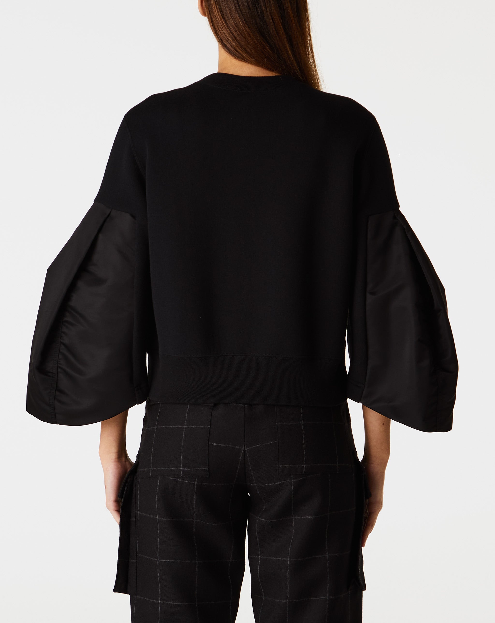 Nylon Twill Sponge Sweat Pullover
