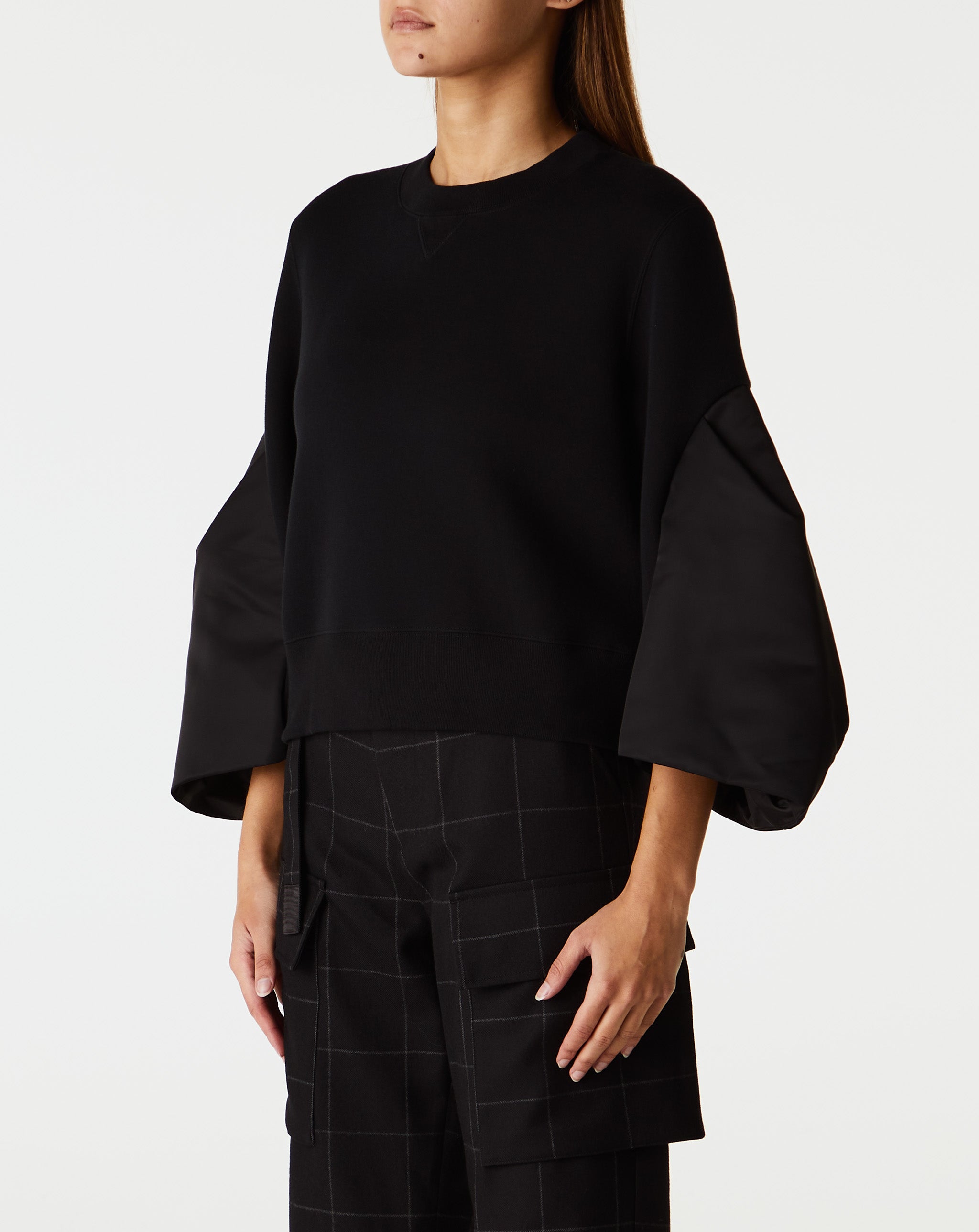 Nylon Twill Sponge Sweat Pullover