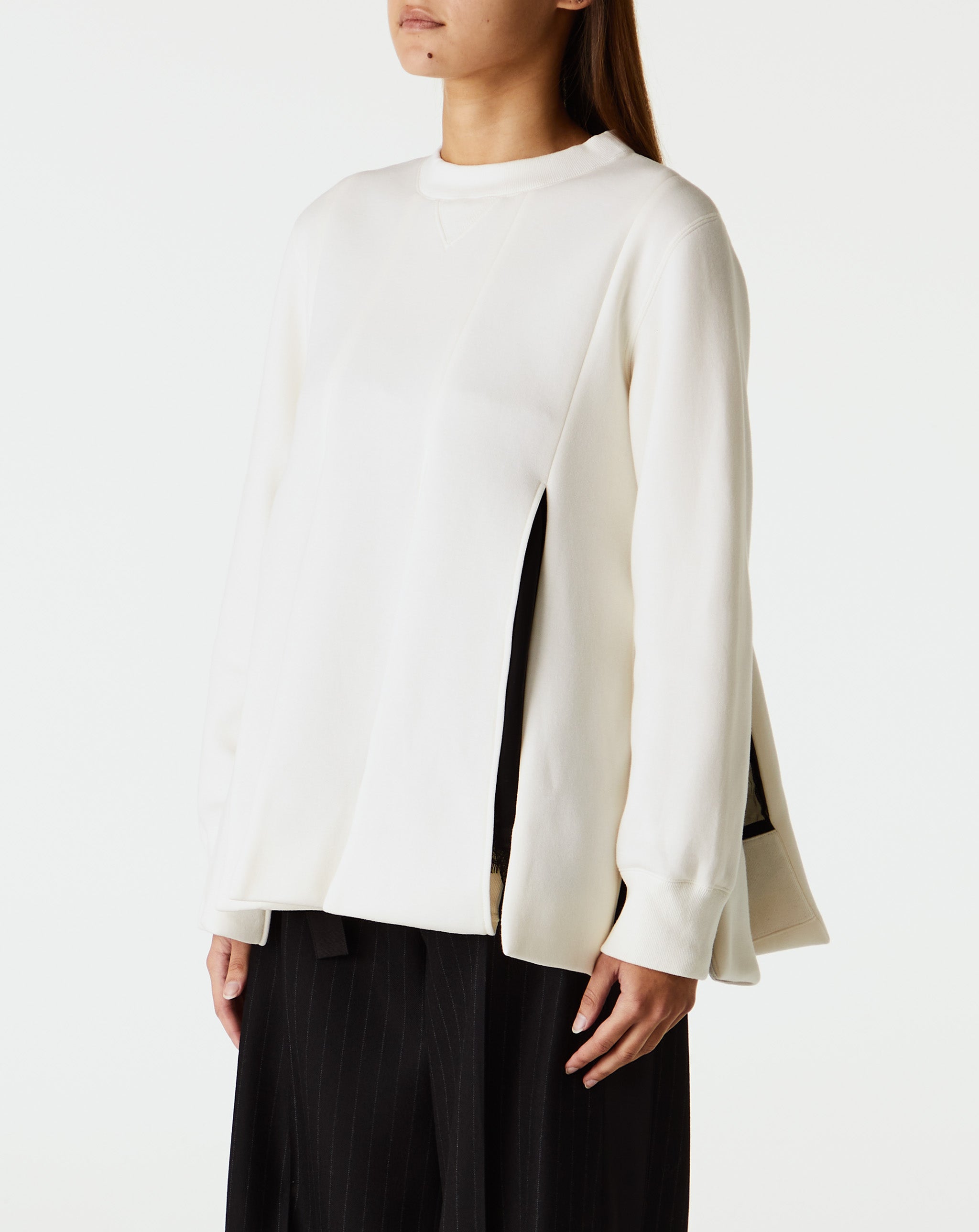 Chiffon Mix Sponge Sweat Pullover