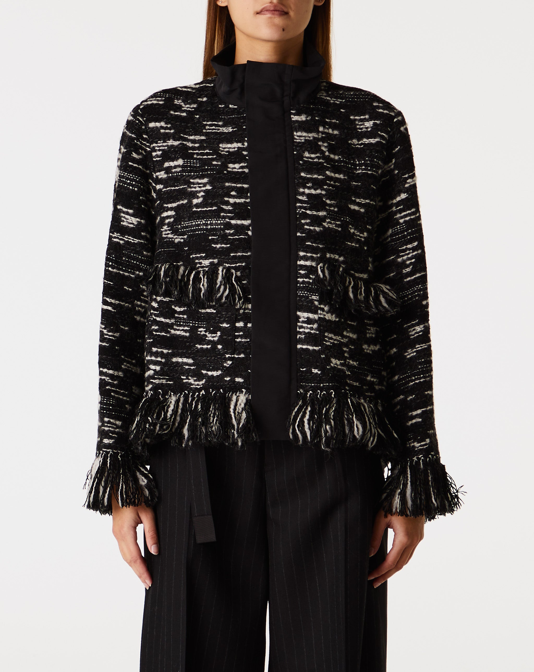 Tweed Grosgrain Blouson