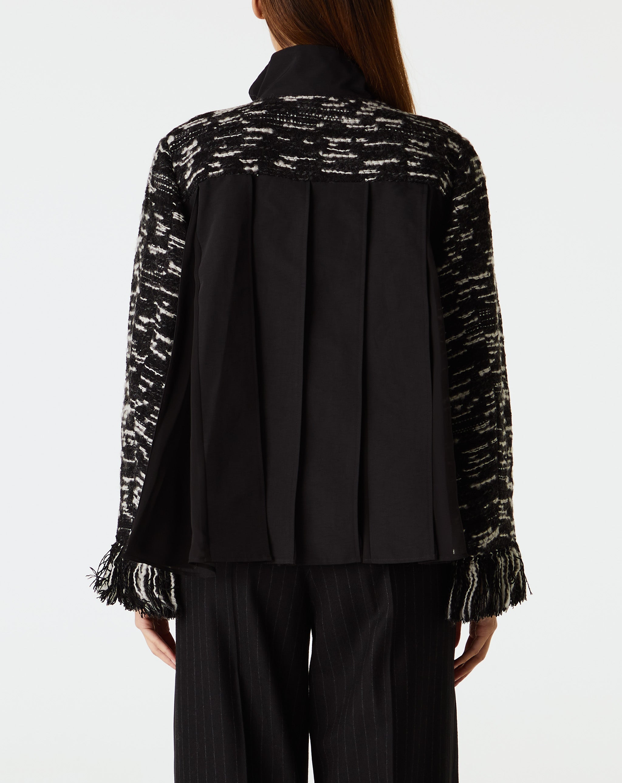 Tweed Grosgrain Blouson