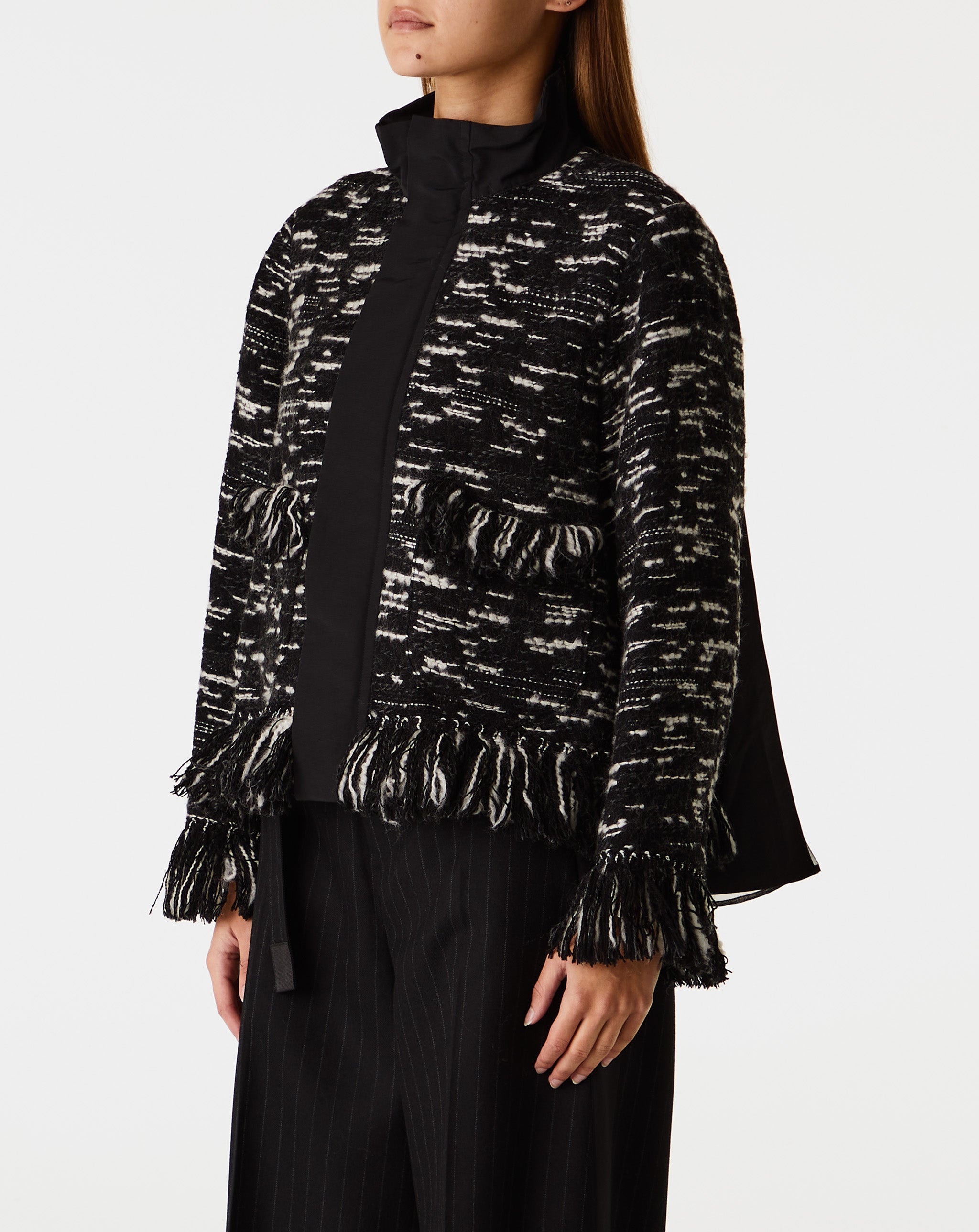 Tweed Grosgrain Blouson