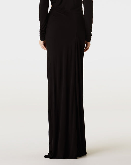 Bezel Quartz Ruched Skirt