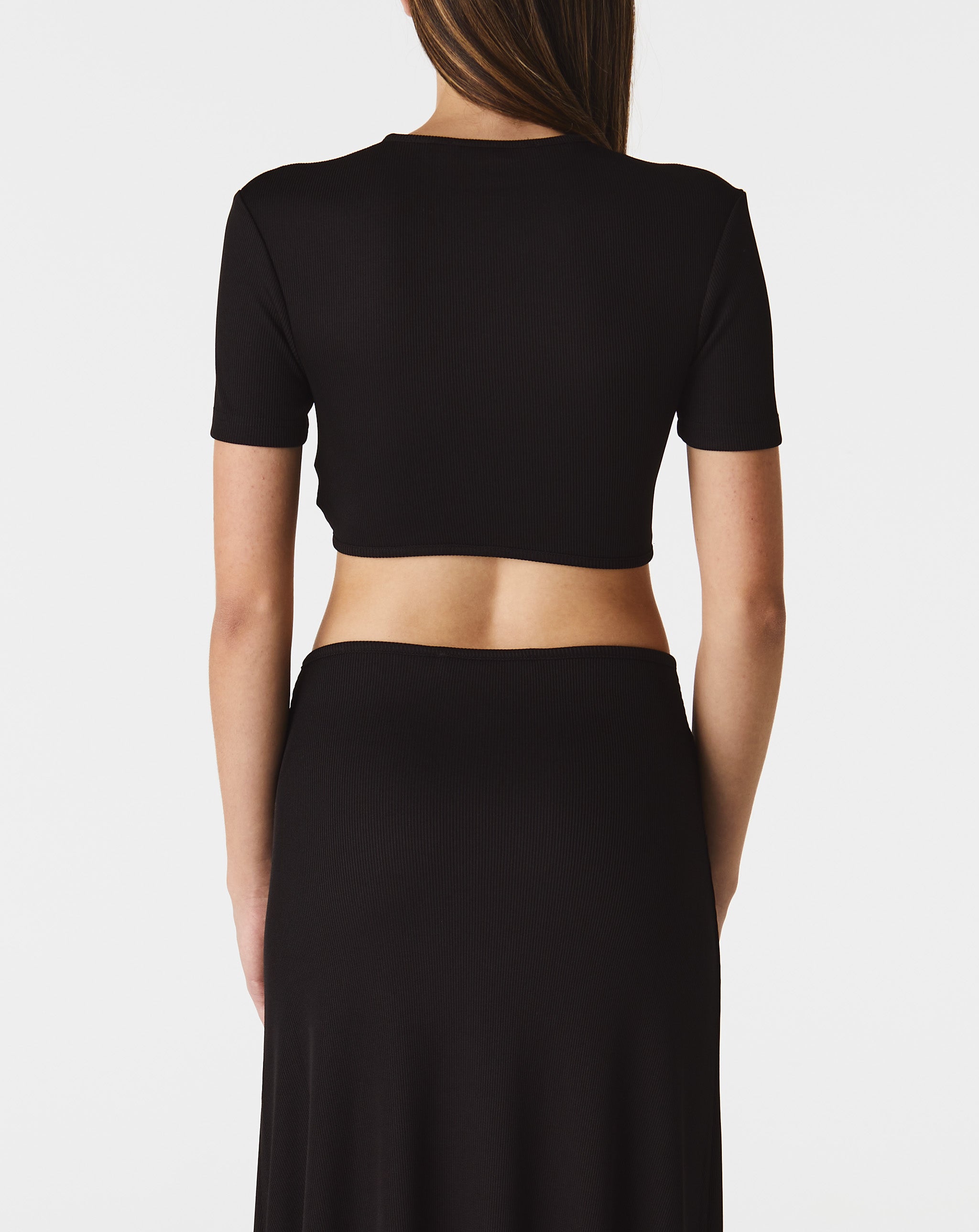 Moodstone Ruched Crop Tee