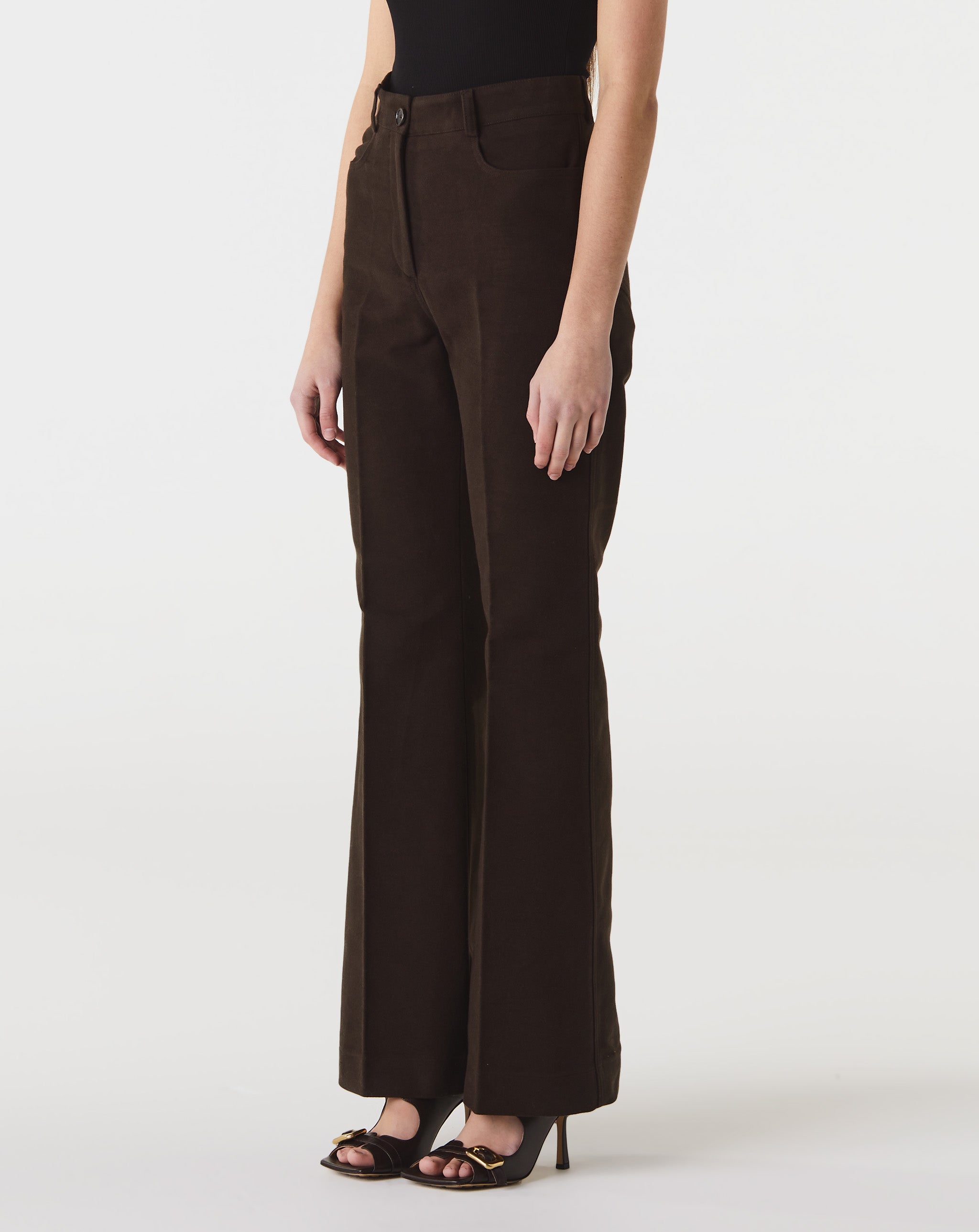 Flared Moleskin Trousers