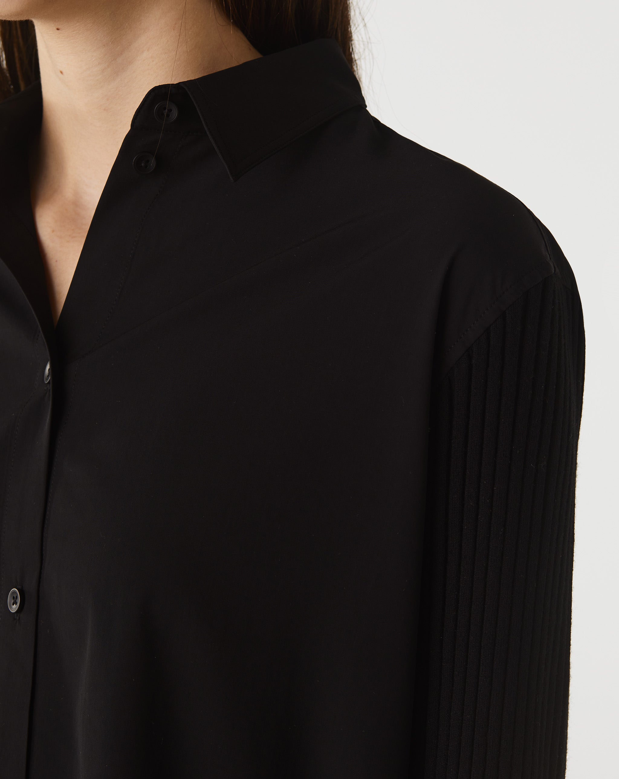 Bi-Material Shirt