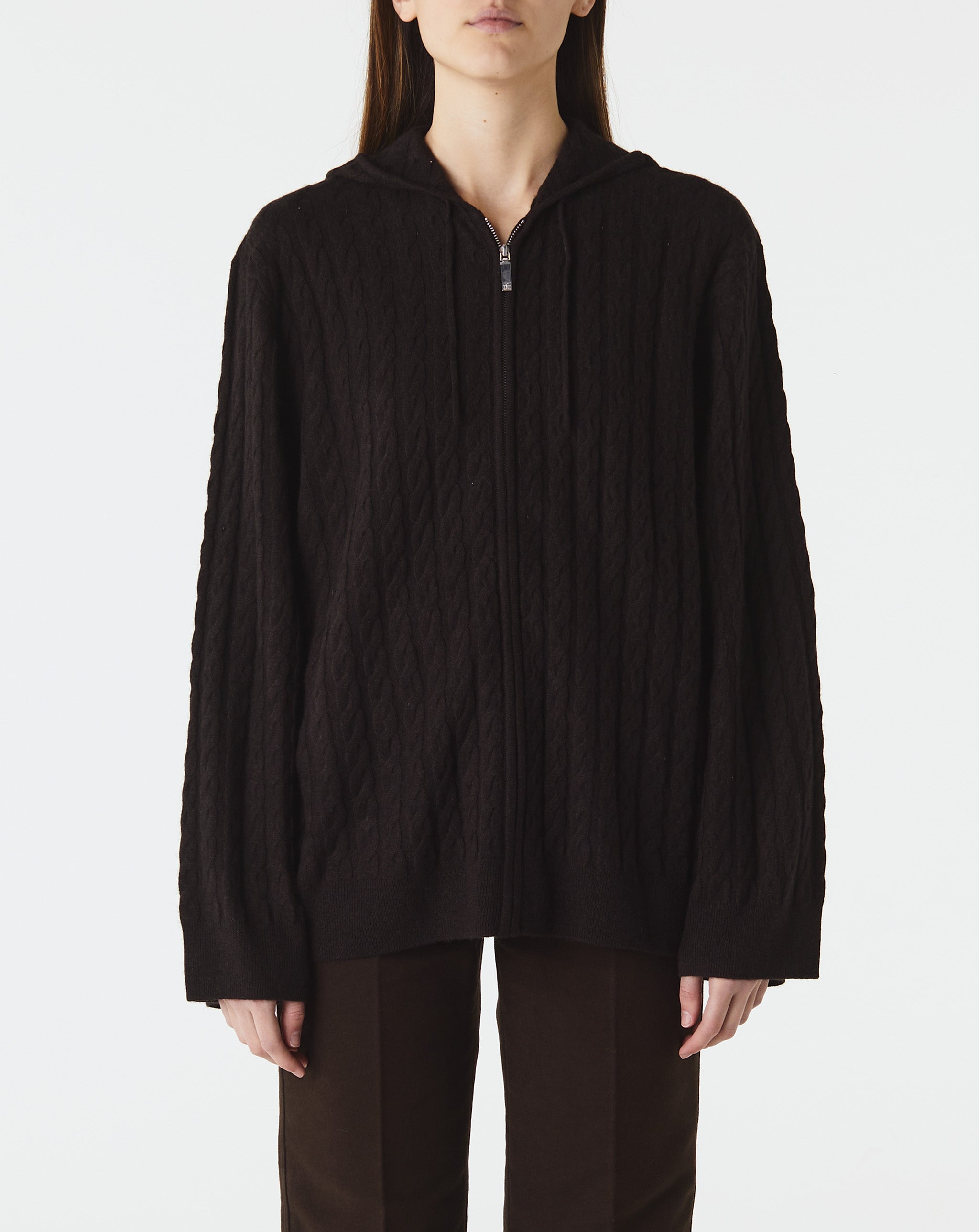 Cable Knit Hoodie