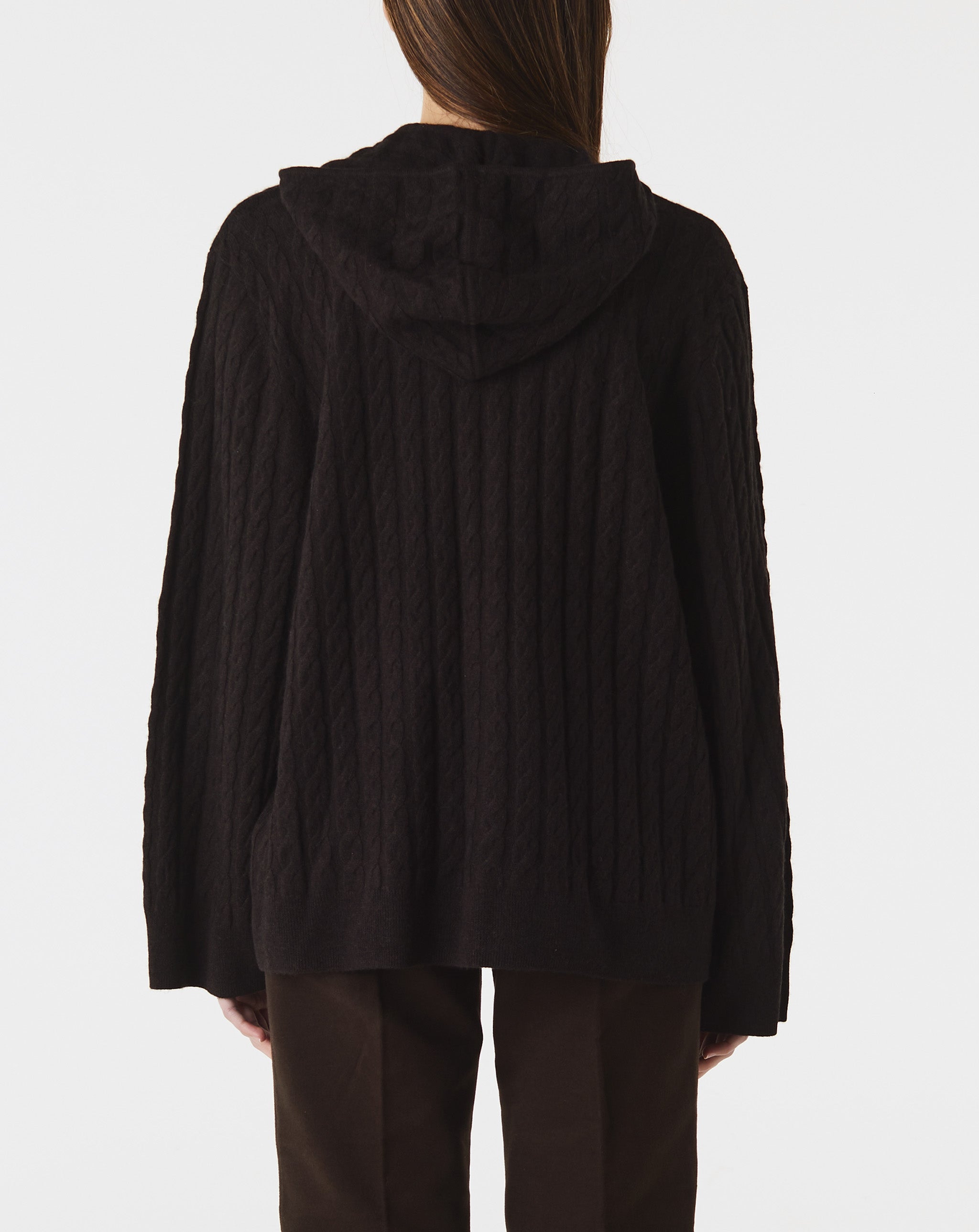 Cable Knit Hoodie