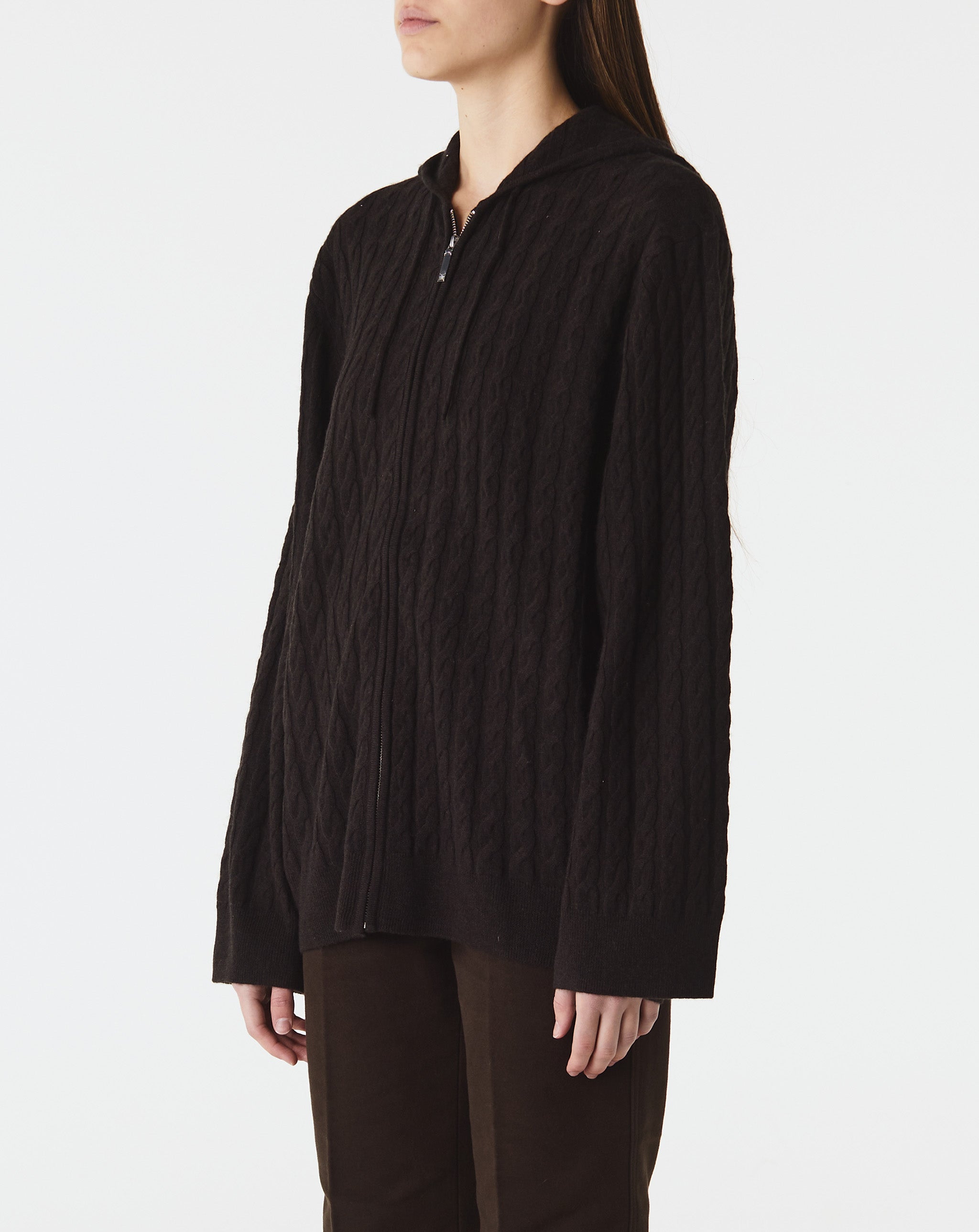 Cable Knit Hoodie