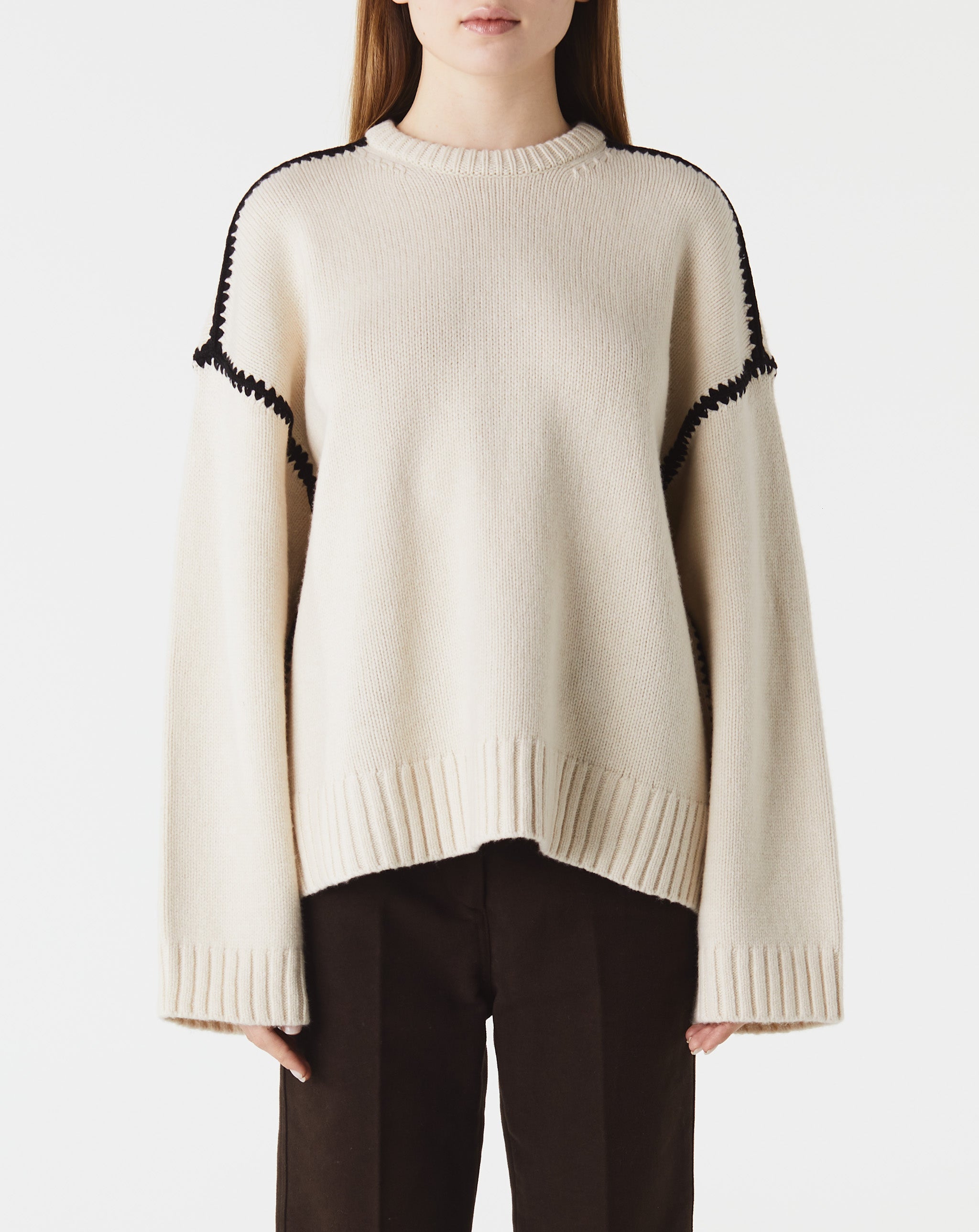 Embroidered Cashmere Knit