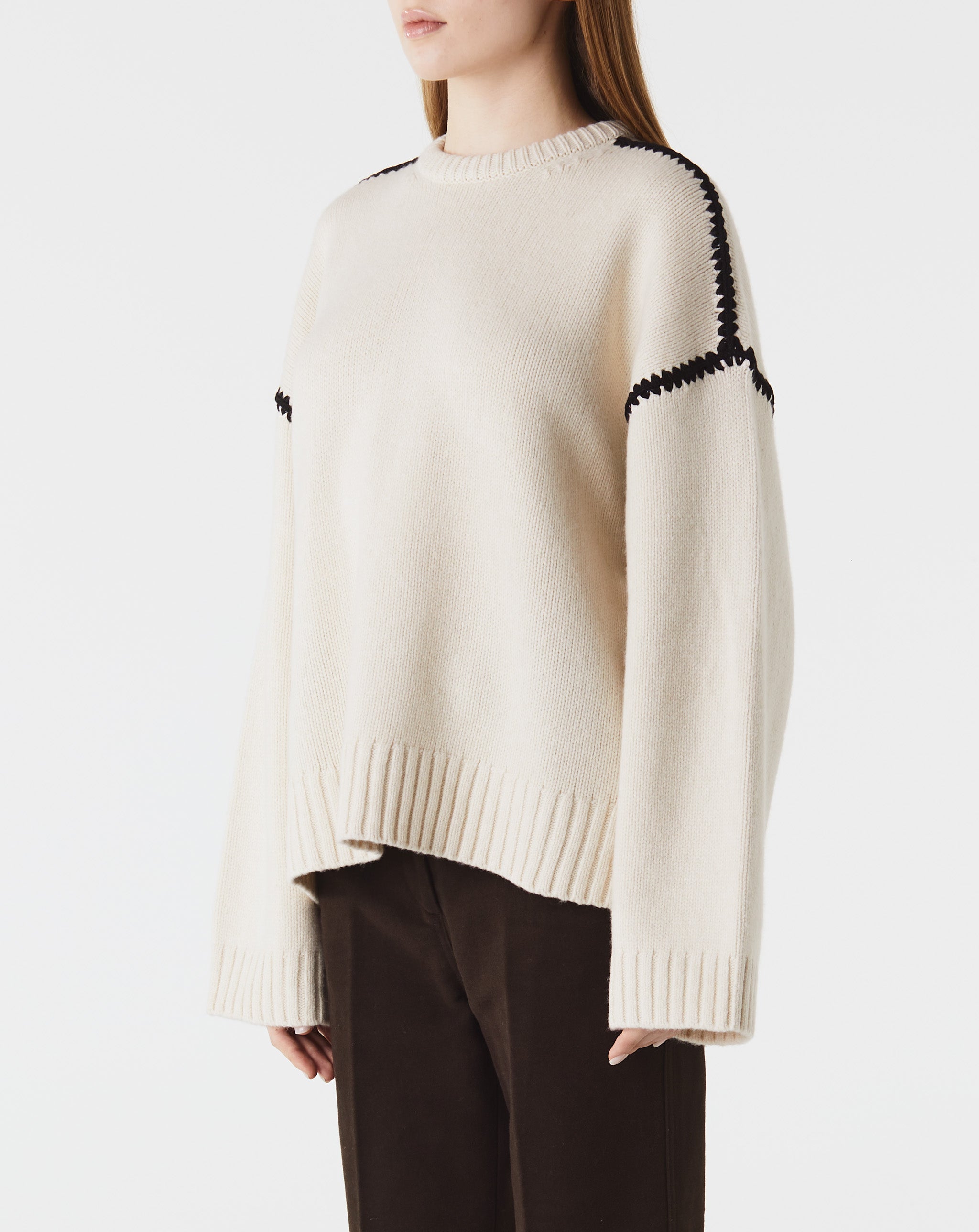 Embroidered Cashmere Knit
