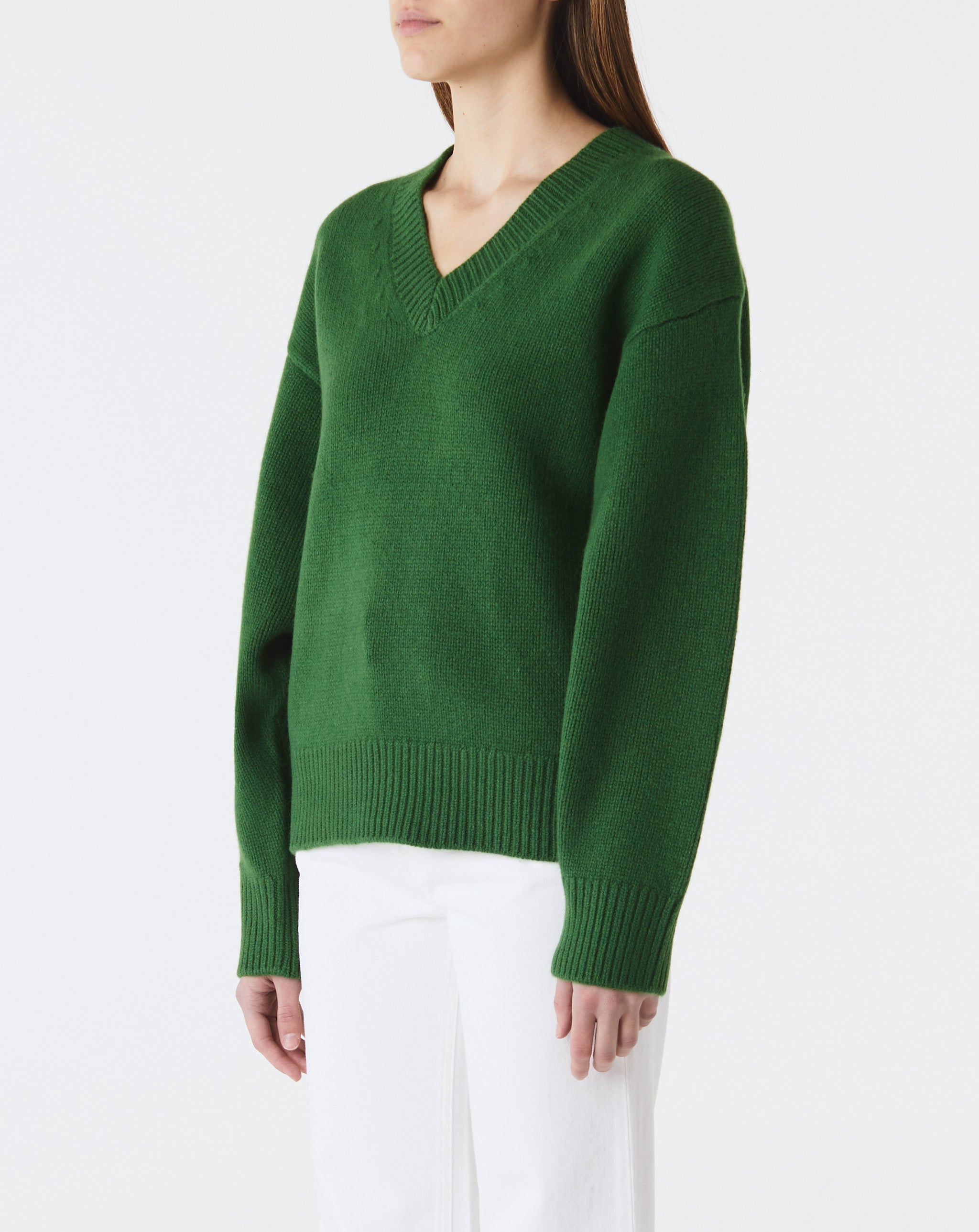 V-Neck Wool Cashmere Knit
