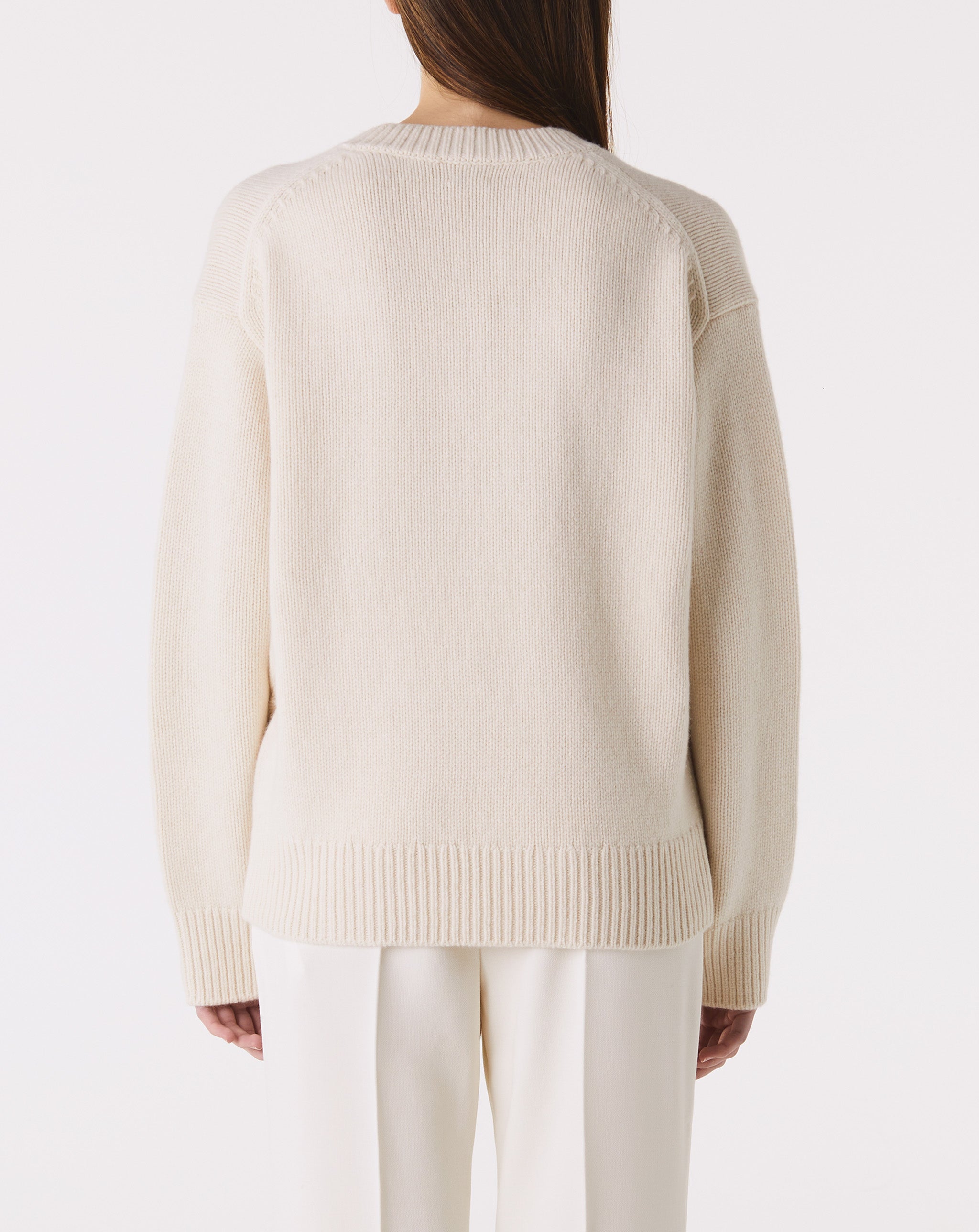 V-Neck Wool Cashmere Knit