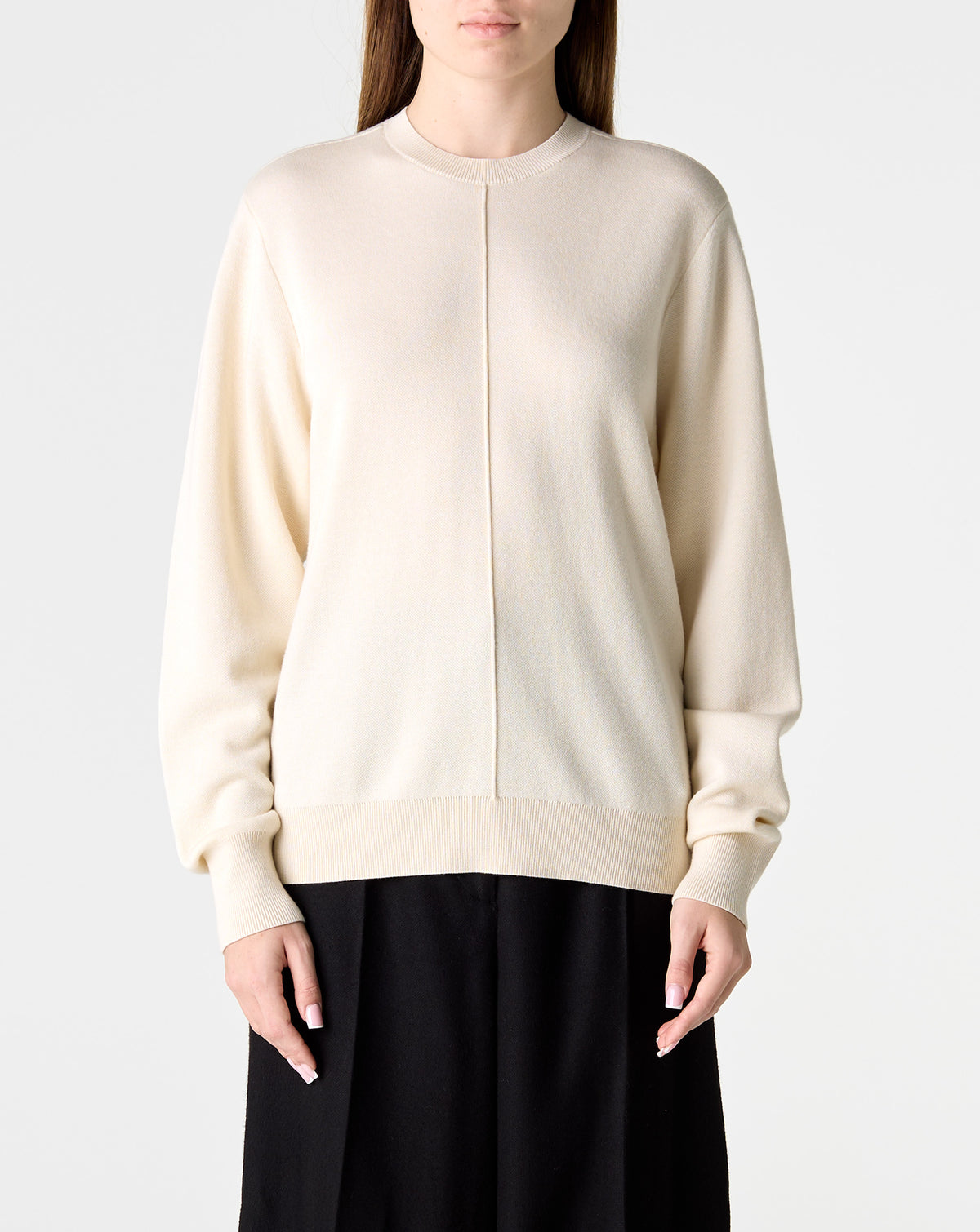 Pintucked Sweater