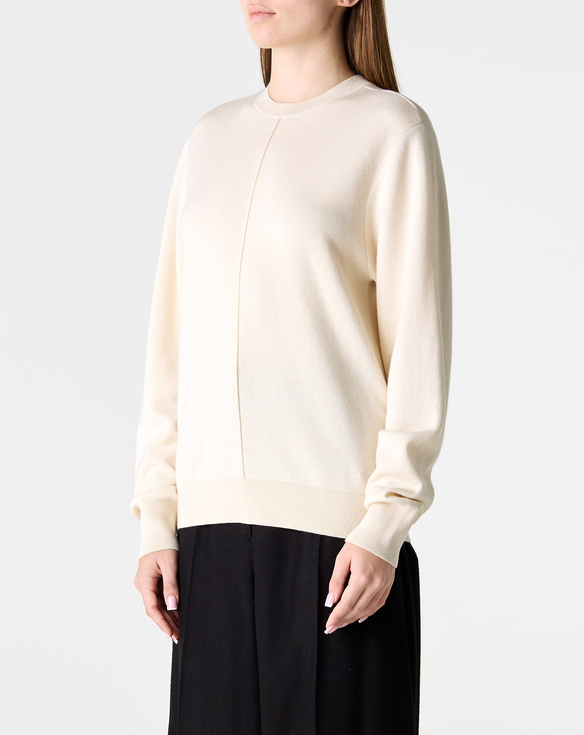 Pintucked Sweater