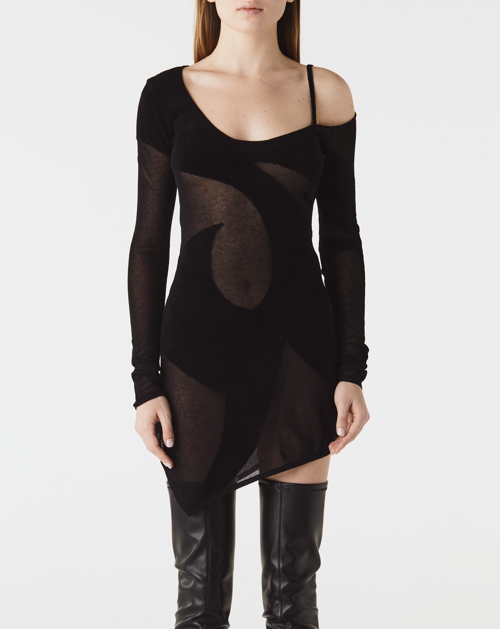 L/S Sheer Mini Dress
