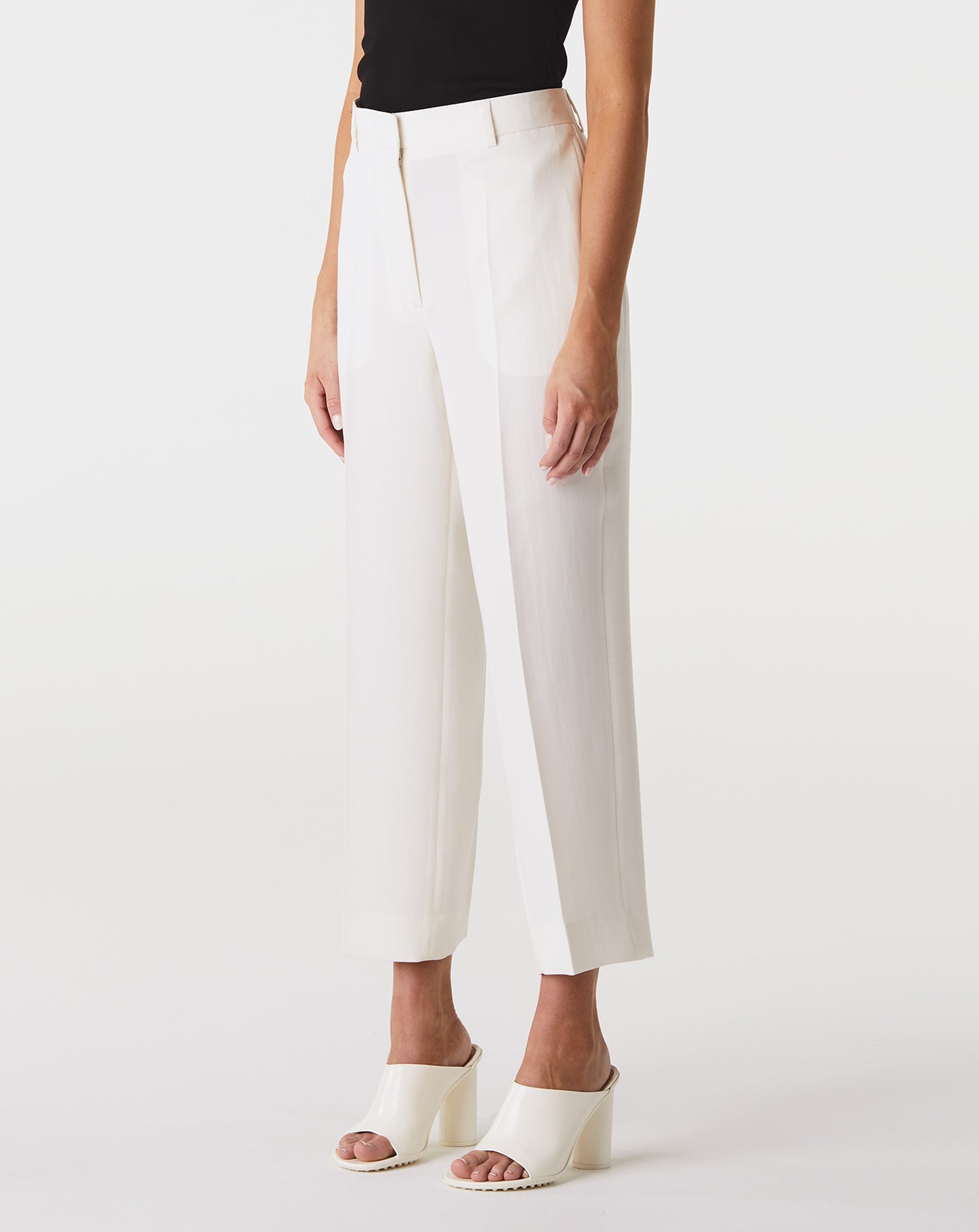 Straight Cropped Trousers