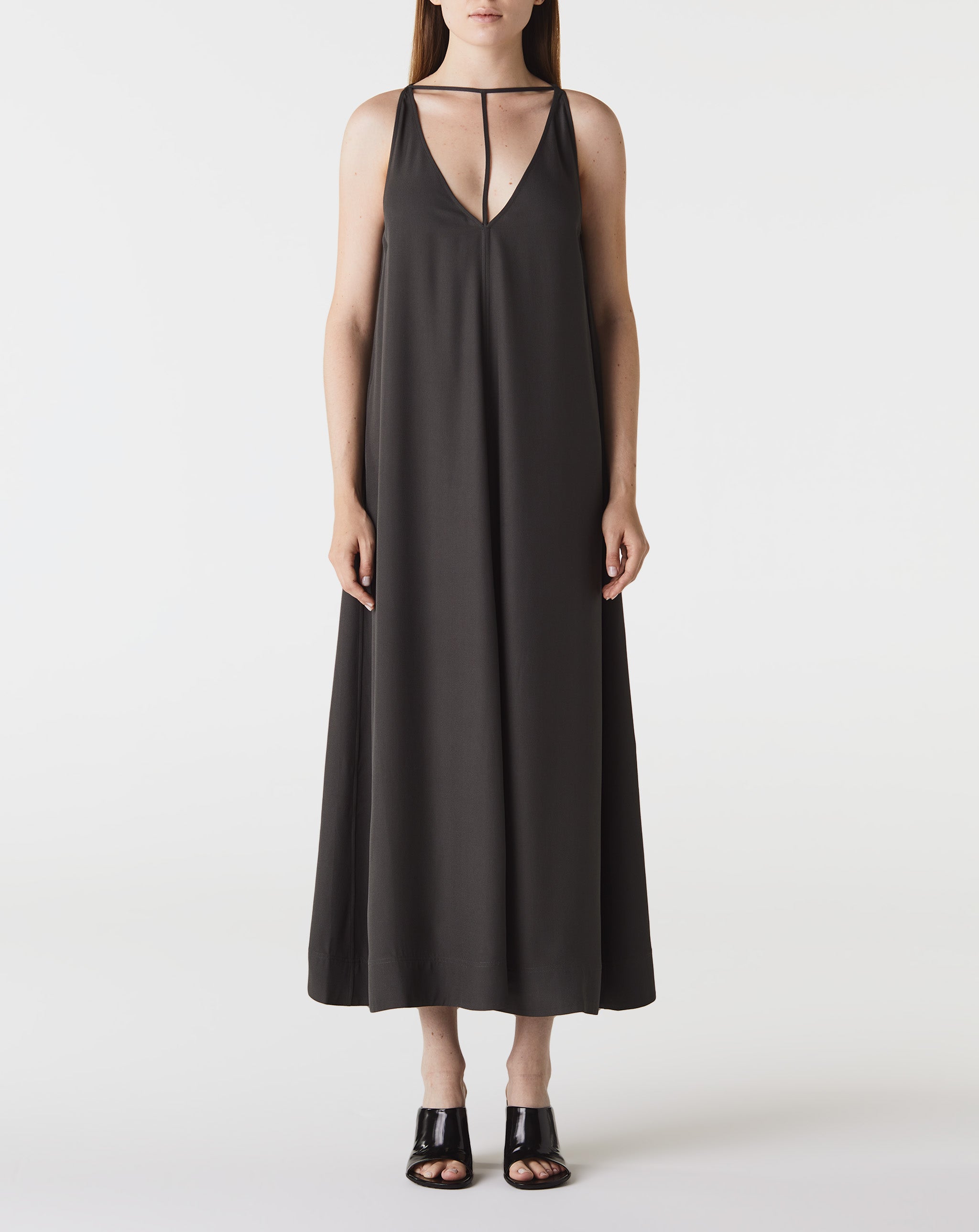 Crepe Back Satin Dress