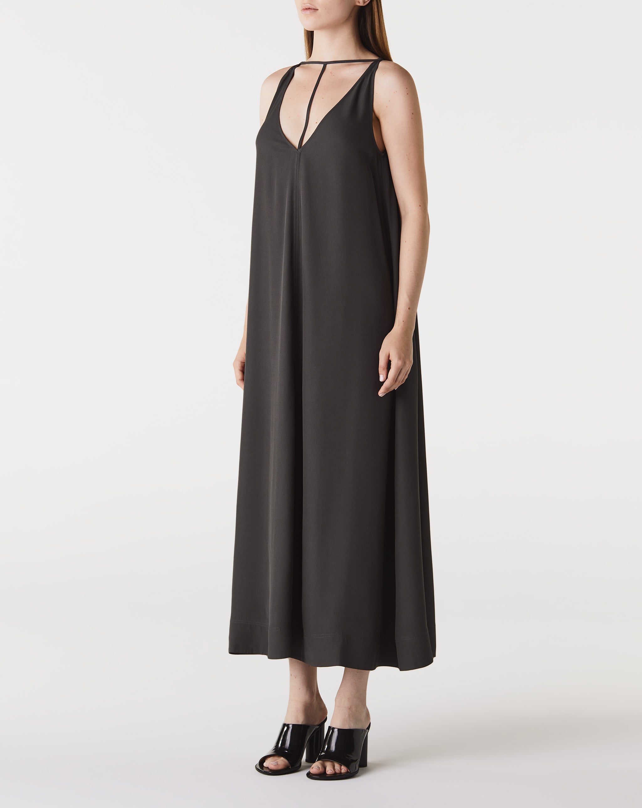 Crepe Back Satin Dress