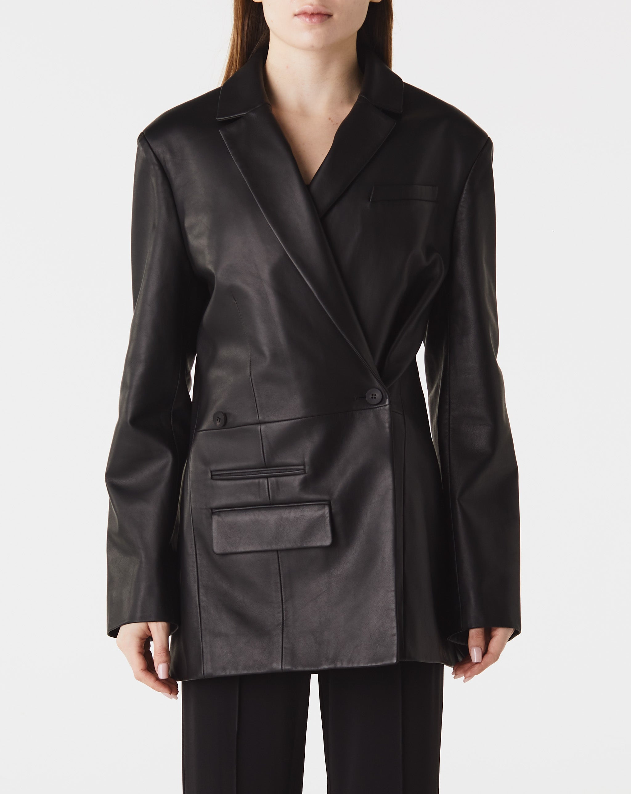 Tibau Leather Blazer