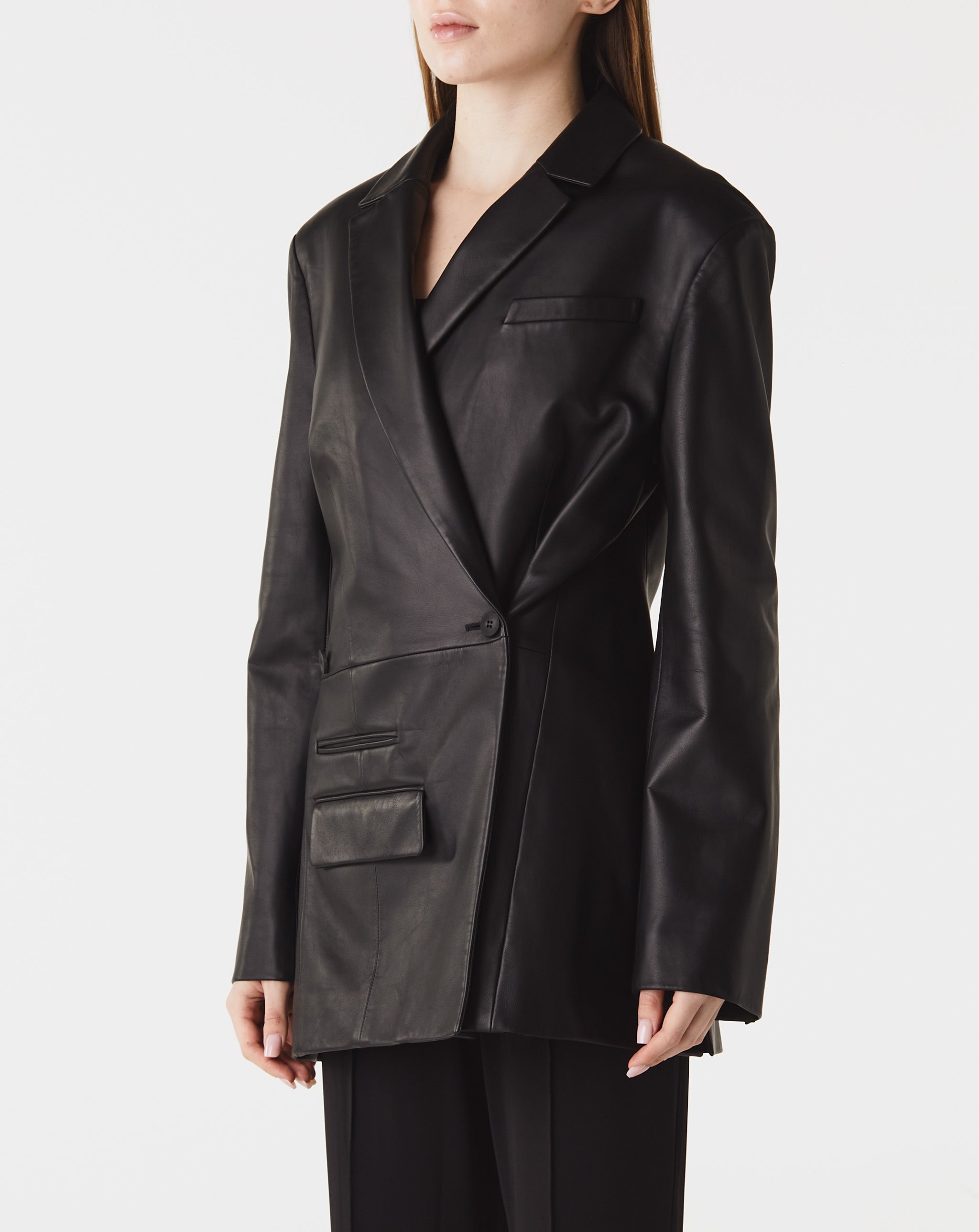 Tibau Leather Blazer