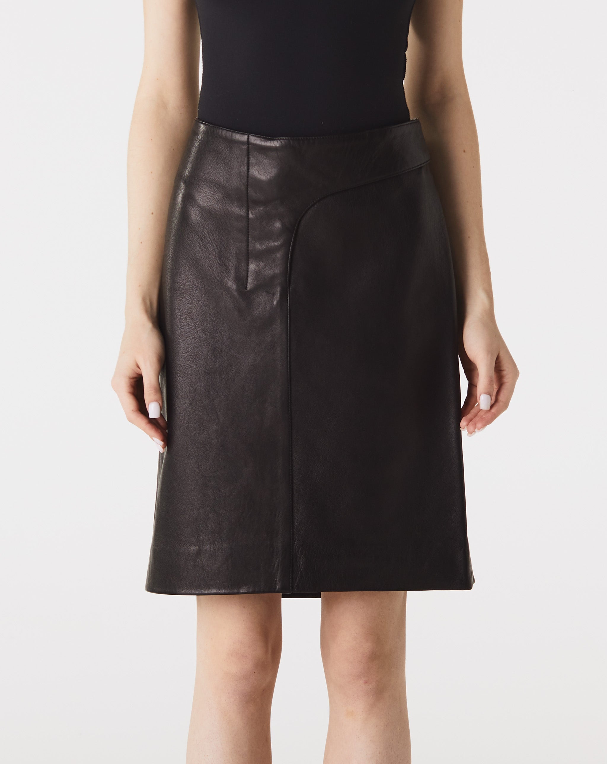 Obra Leather Skirt