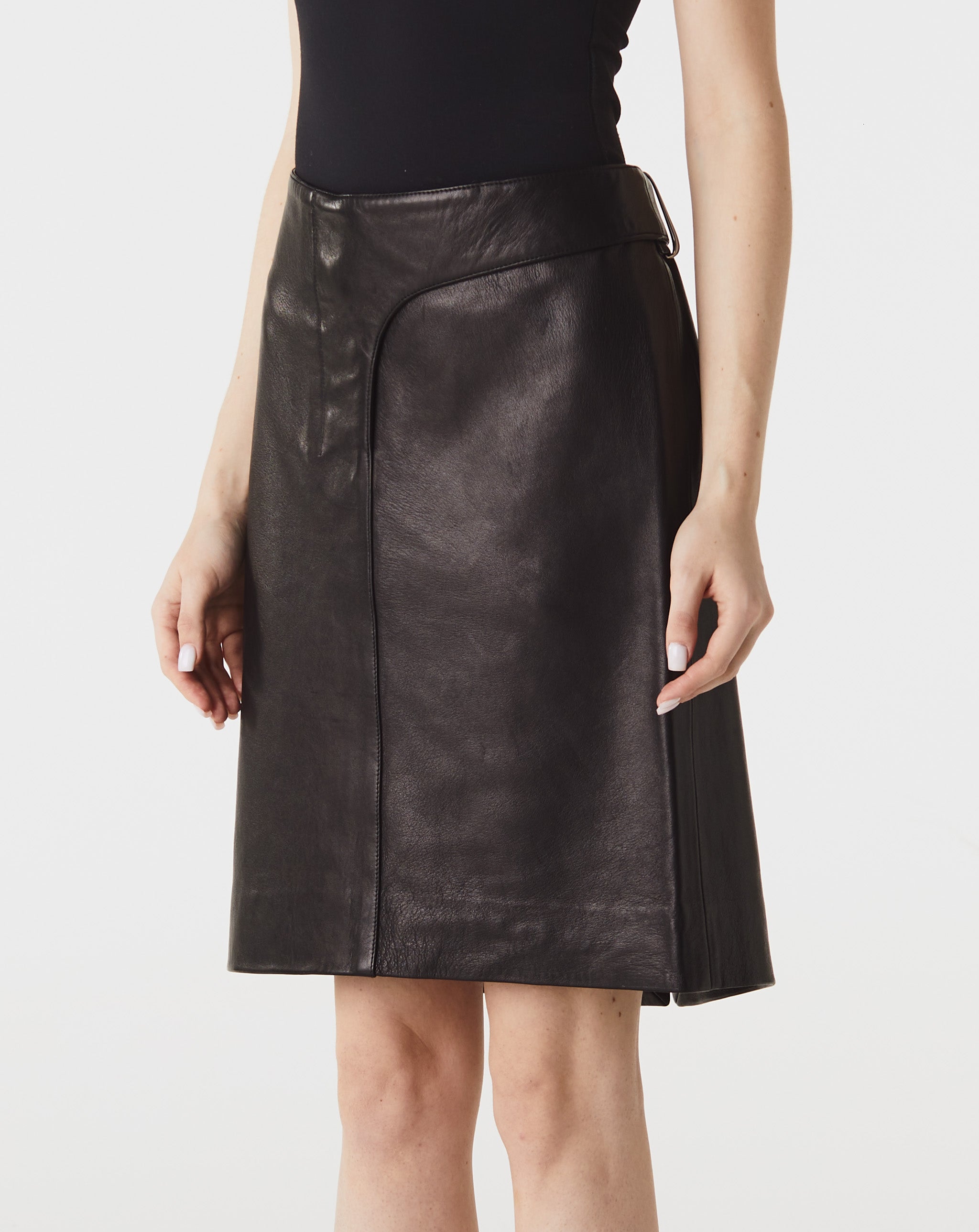 Obra Leather Skirt