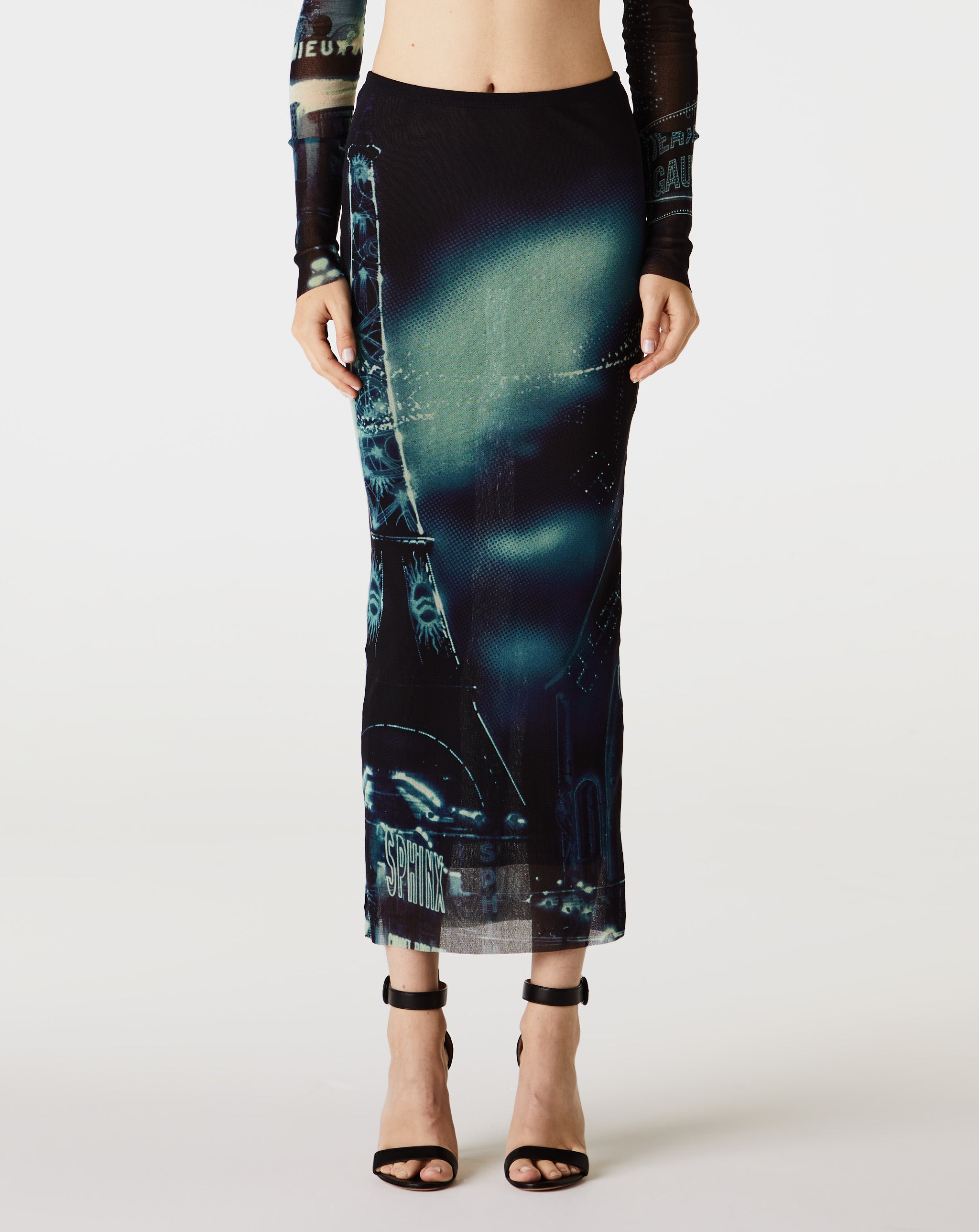 Mesh Long Skirt "Pigalle"