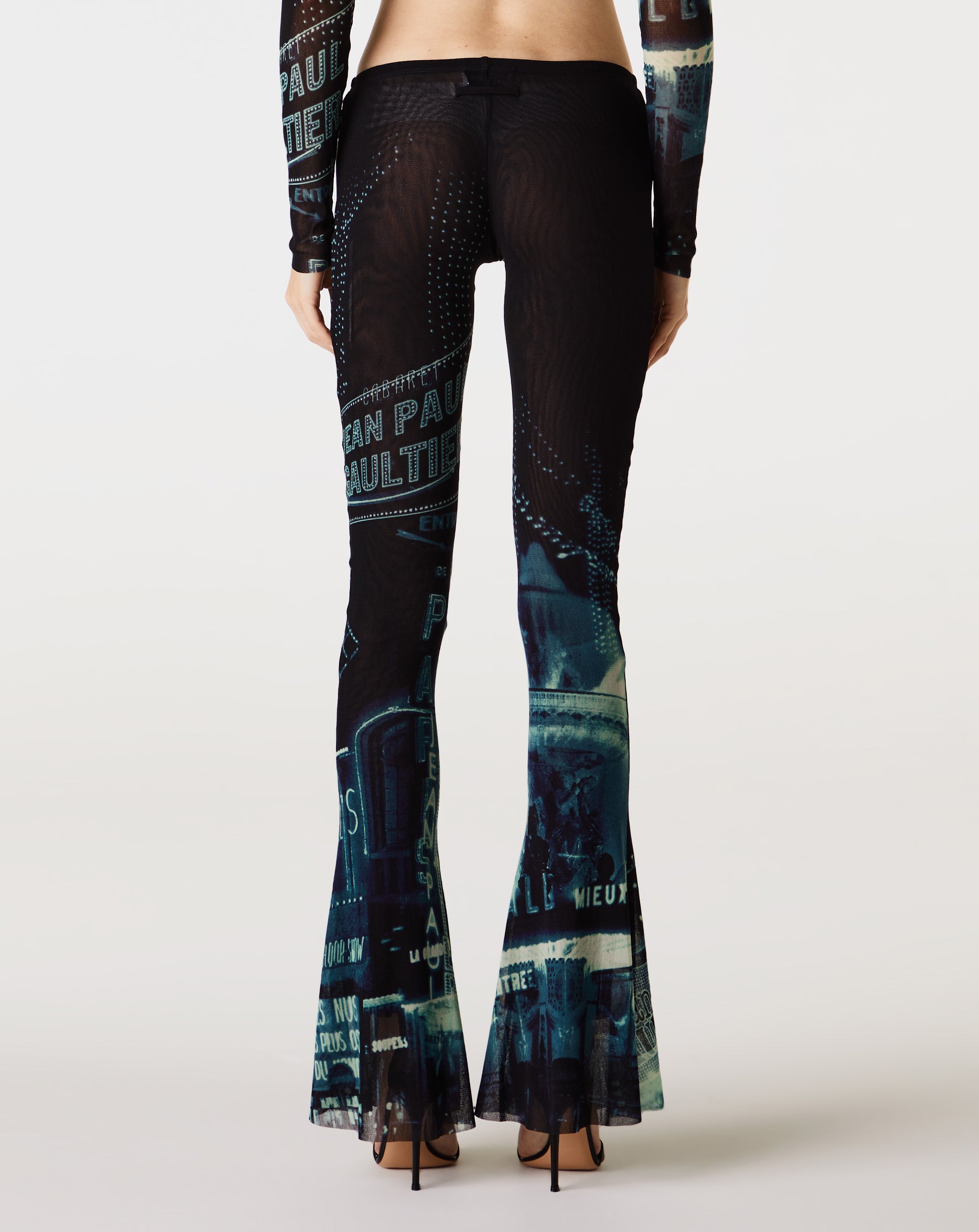 Mesh Flare Trouser