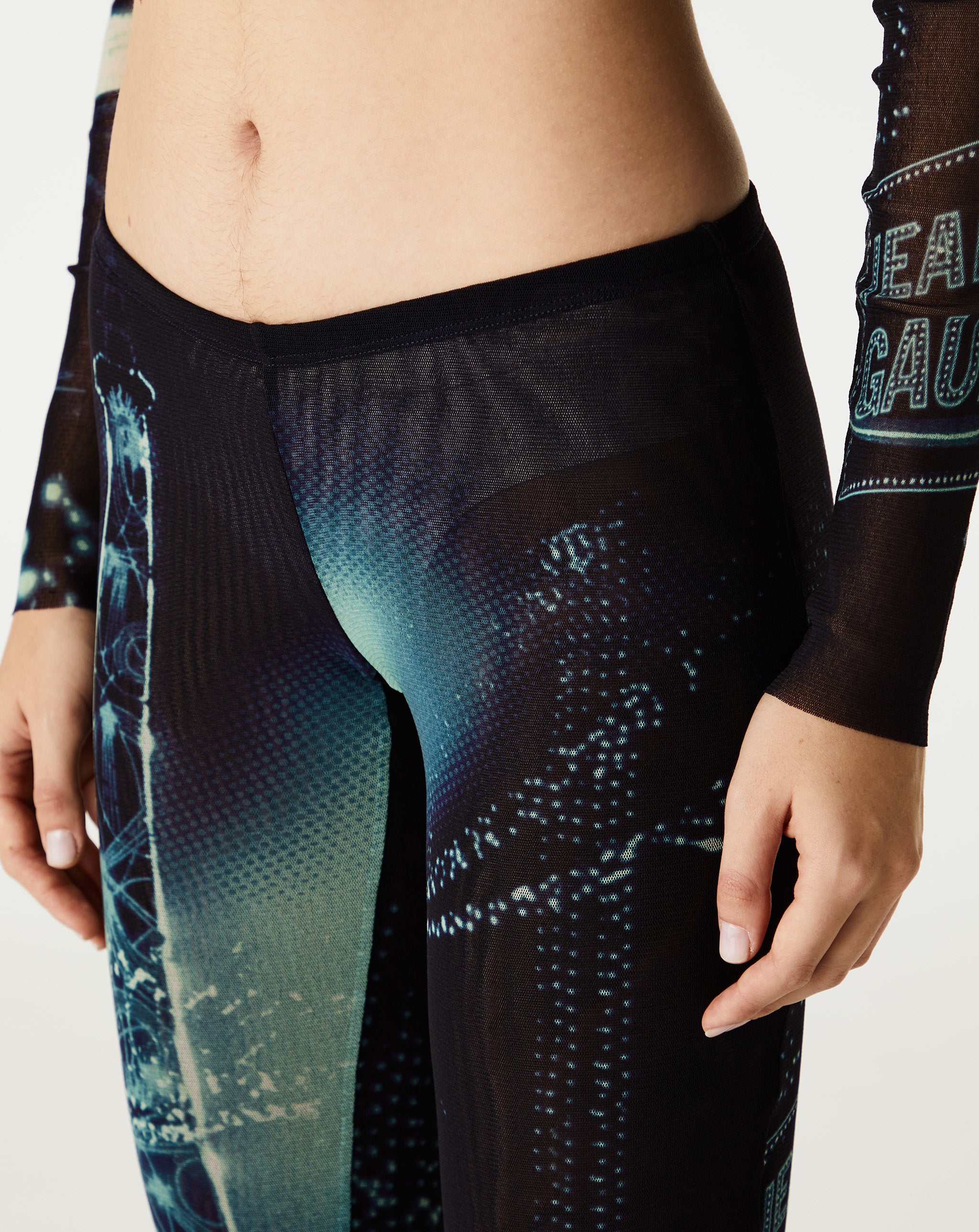 Mesh Flare Trouser
