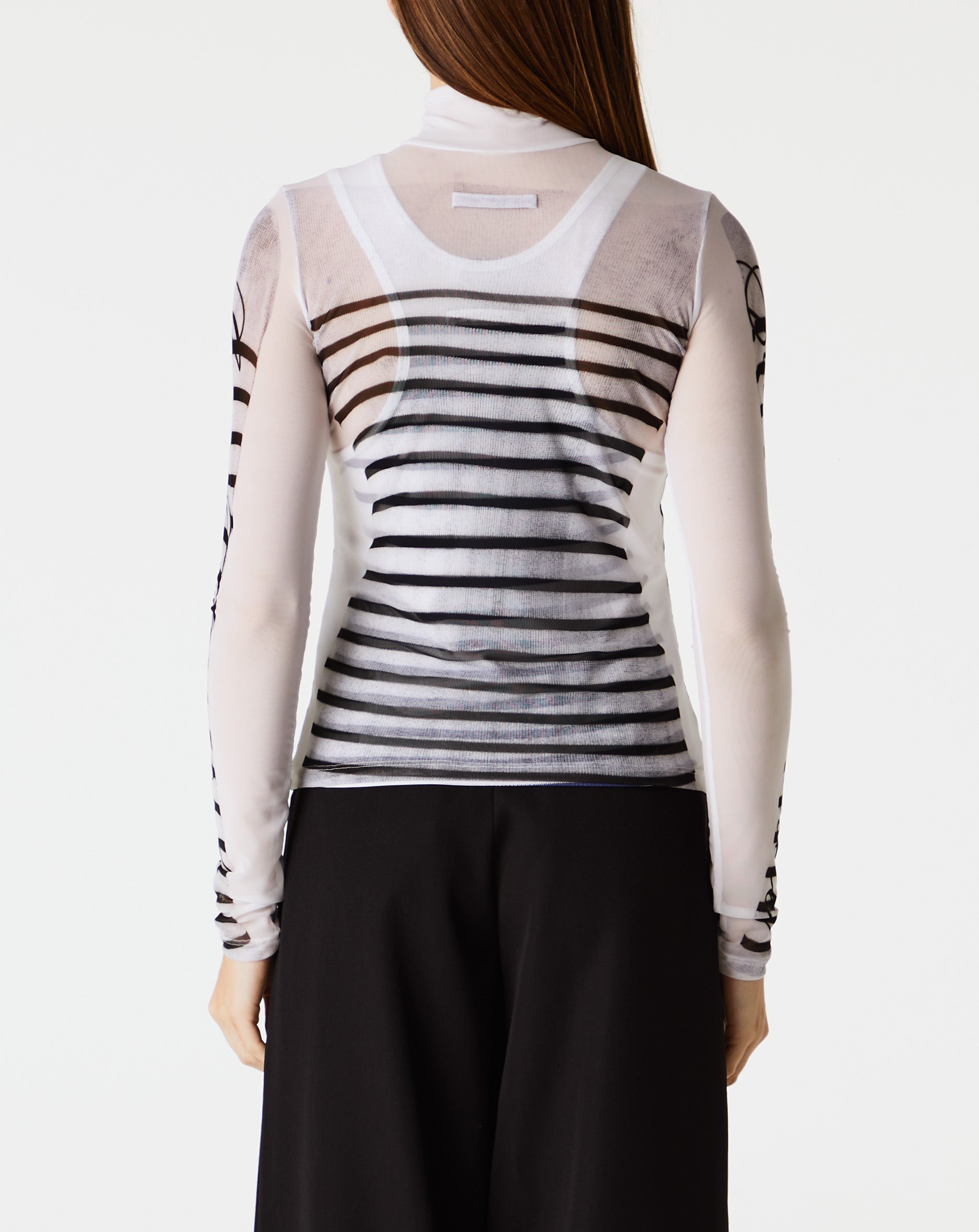 Spandex And Mesh L/S Top