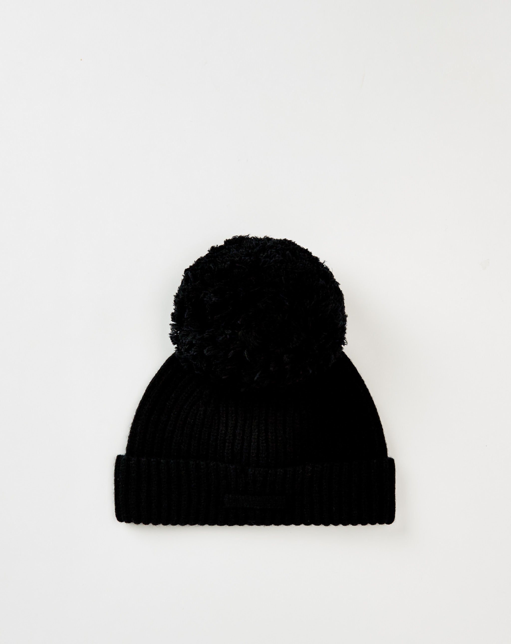 Wool Beanie W/ Pompom