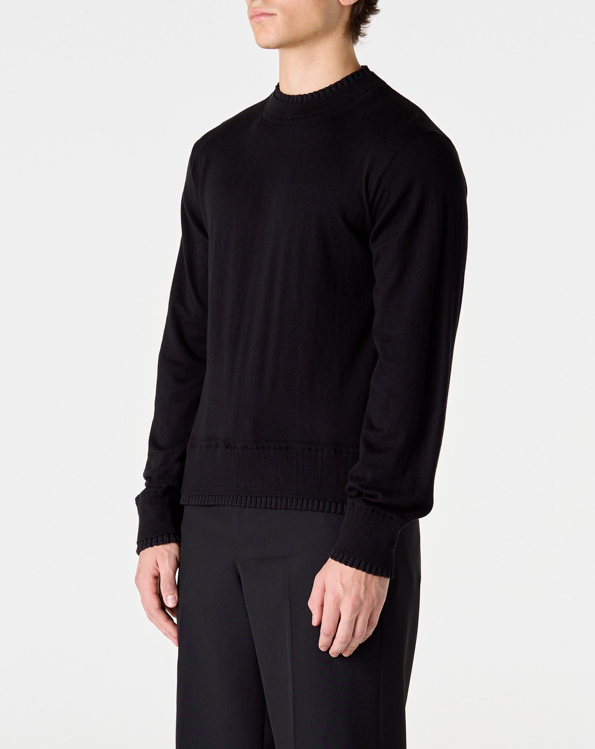 Cotton Cashmere Knit Pullover