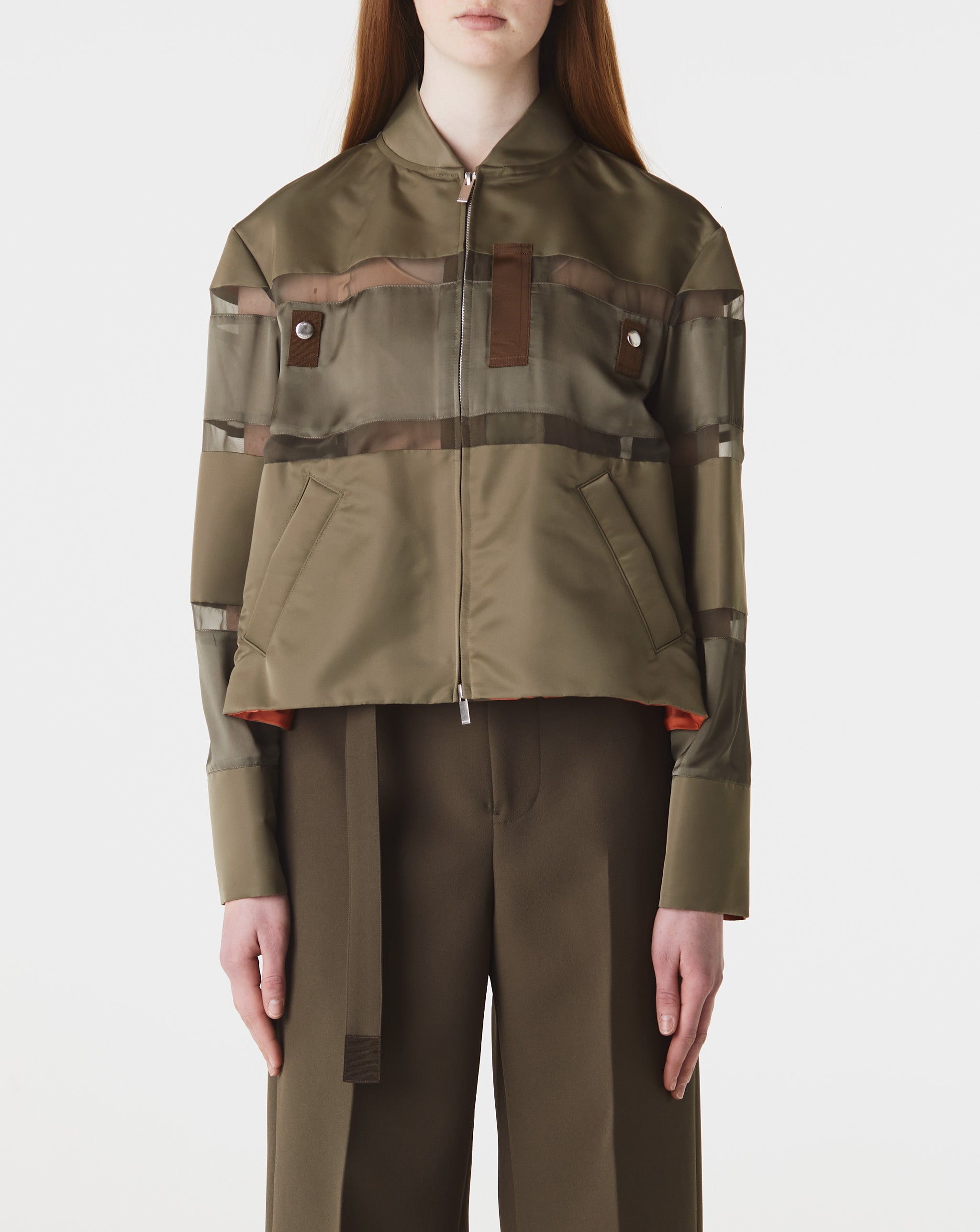 Nylon Twill Mix Blouson