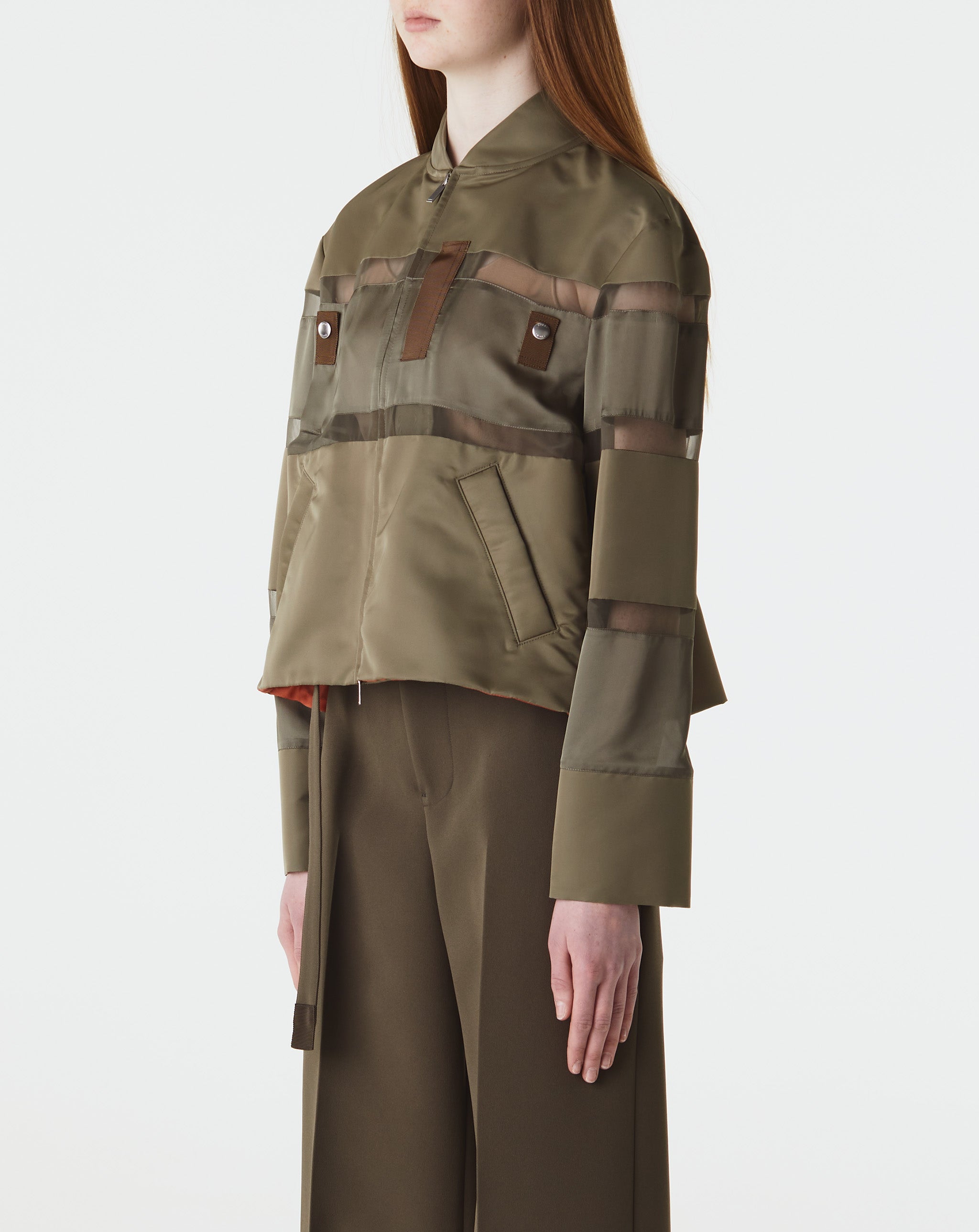 Nylon Twill Mix Blouson