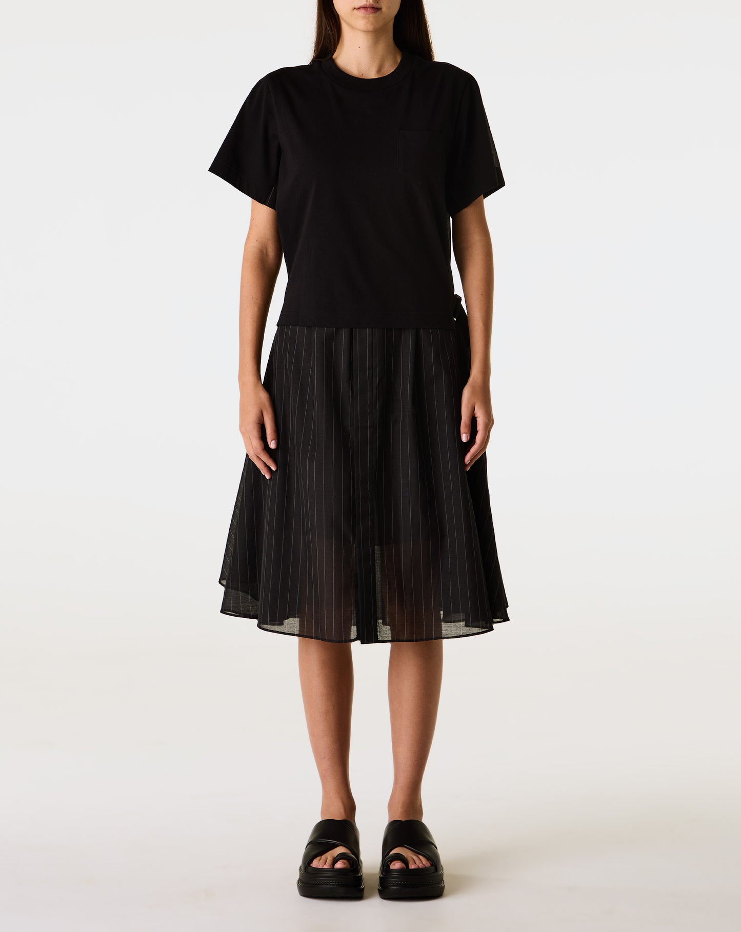 Spun Organza x Jersey Dress
