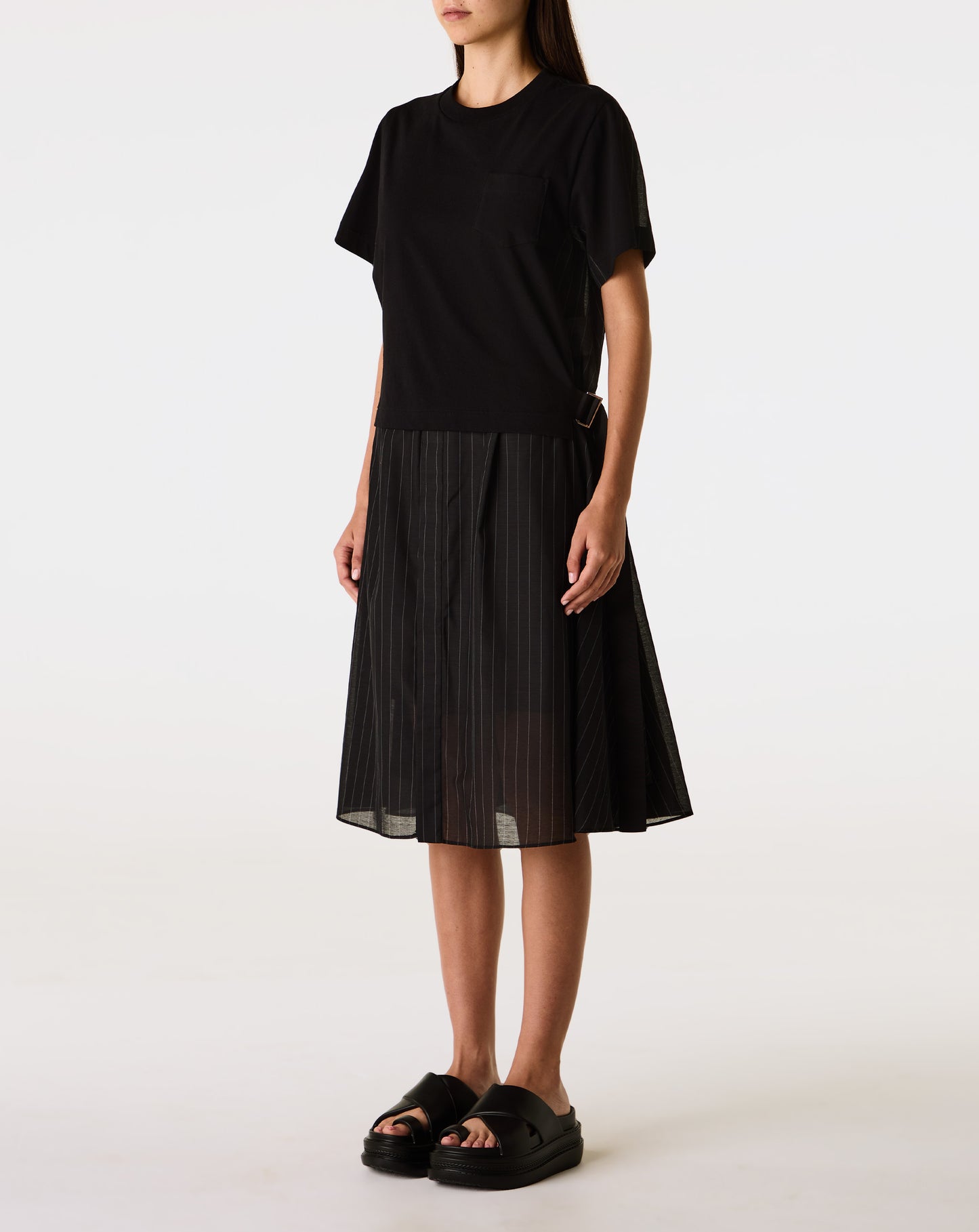 Spun Organza x Jersey Dress