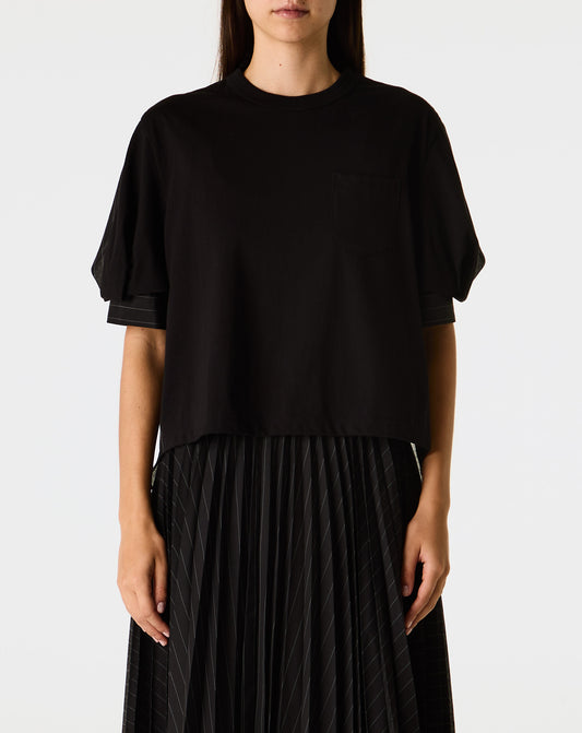 Spun Organza x Jersey T-Shirt