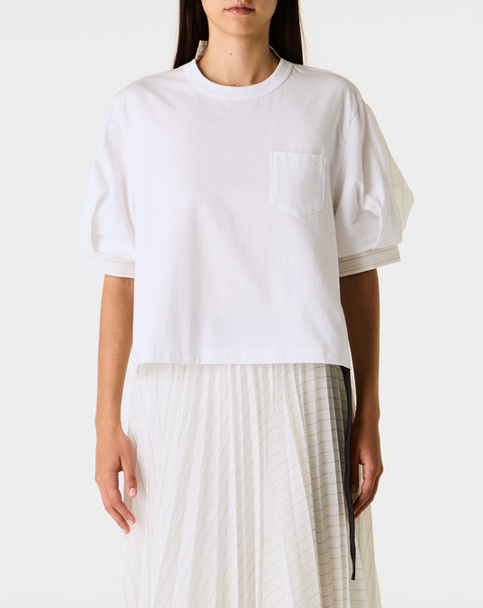 Spun Organza x Jersey T-Shirt