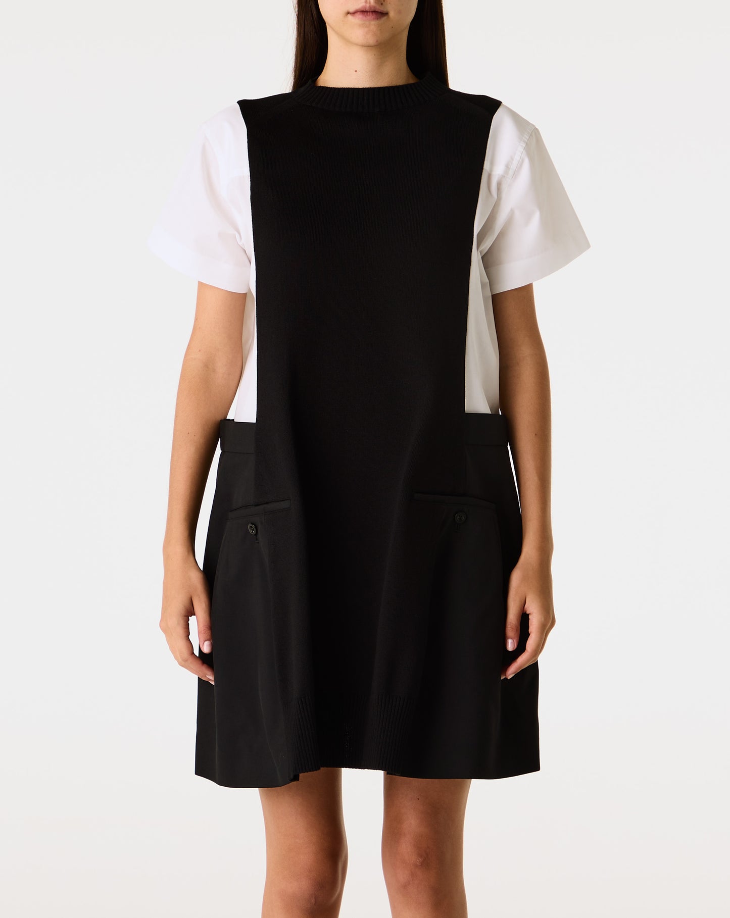 Poplin x Knit Dress